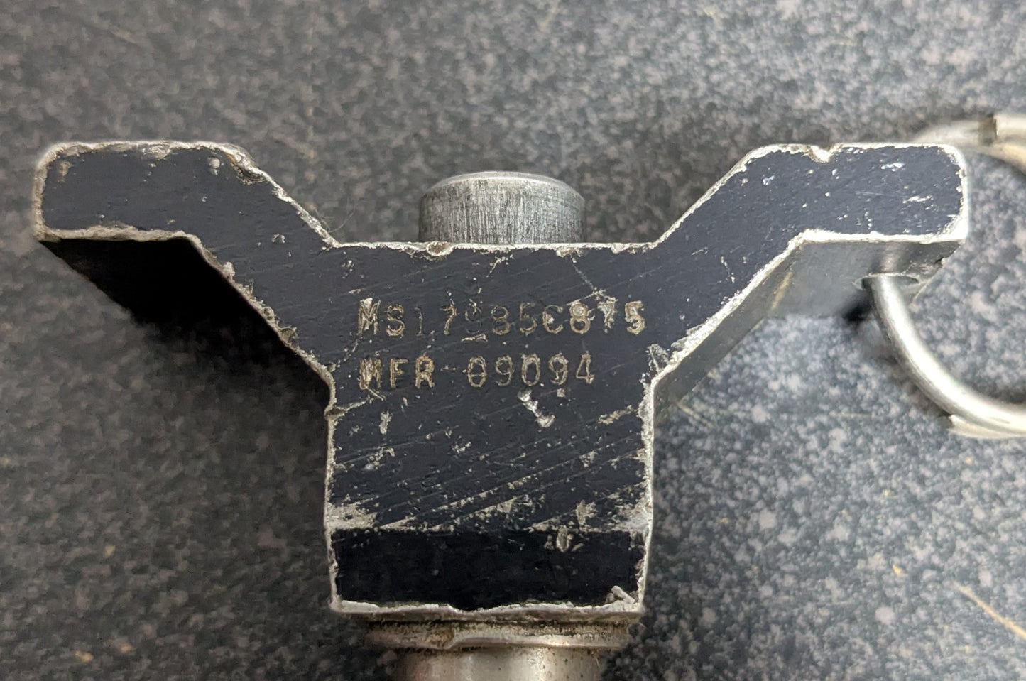 8"-QRP 8" Quick Release Pin 1/2" x 8" (DC7-25Sep45)