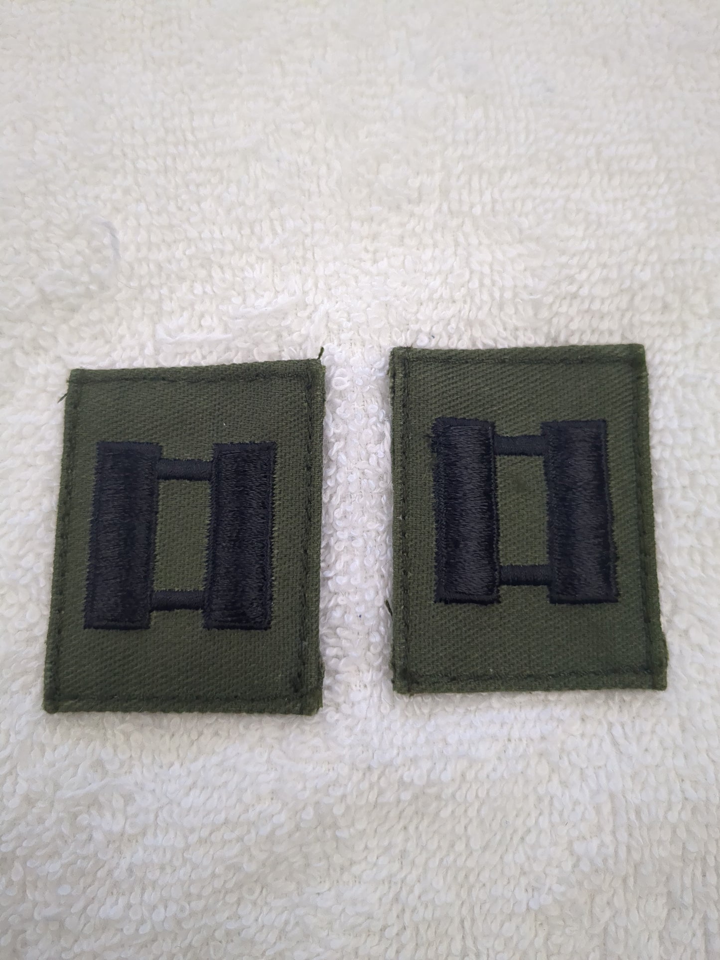 US Army CPT Velcro Rank Subdued Pair (WSB12-CPTVelcro)