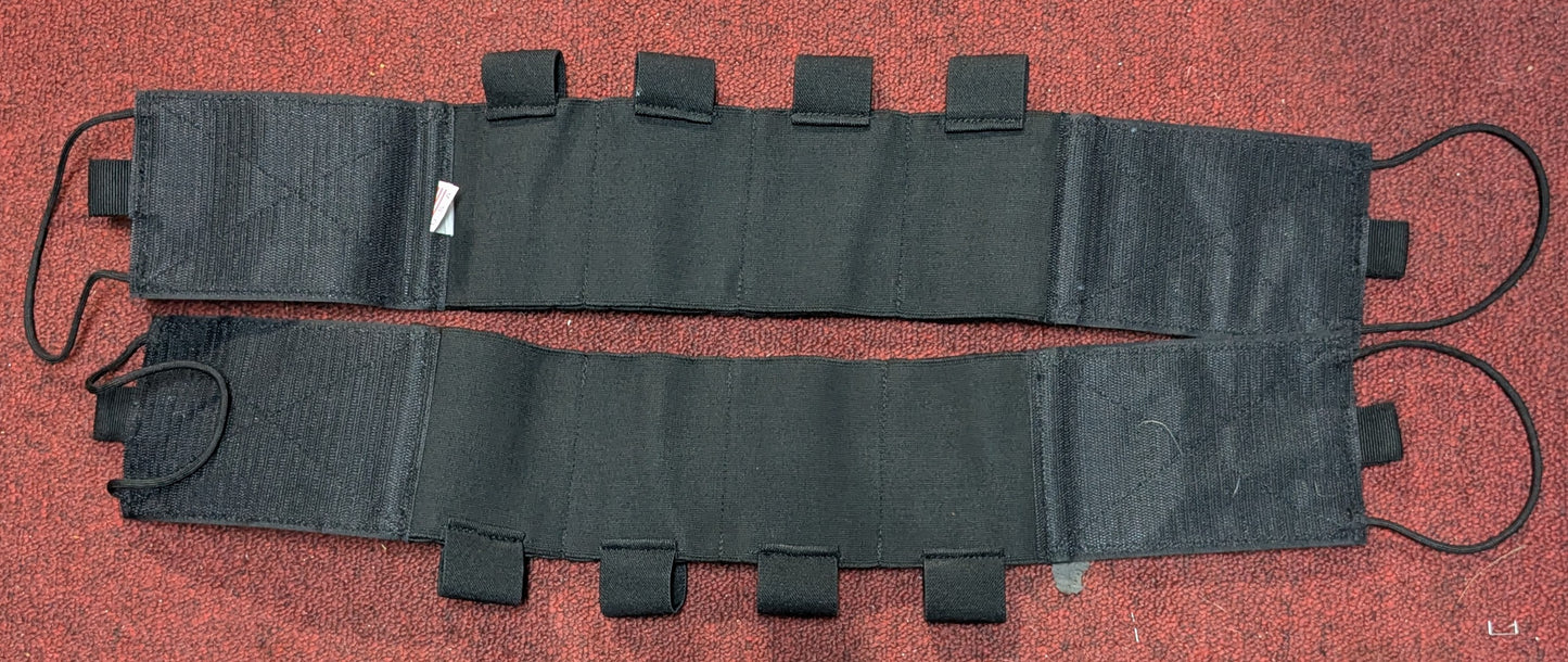 Set of Black Cummerbunds w/4 Mag Pouches Per Cummerbund (CB6-25Sep57)