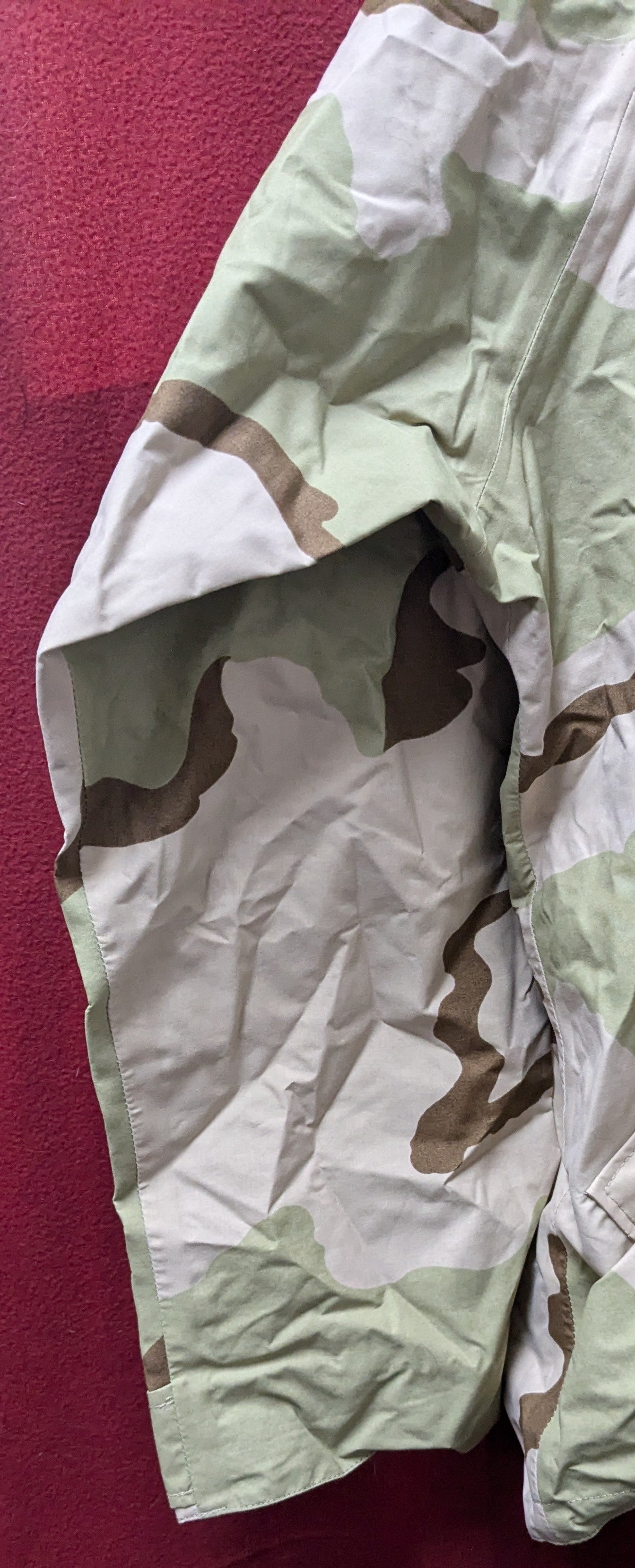NWT Desert Night Camo Reversible Adventure Tech All Weather Gortex Jacket S/M Desert Camo/Night Camo (ab01-25APR83)