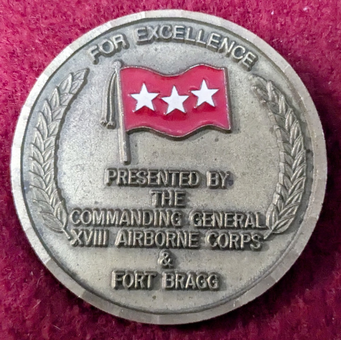 Challenge Coin XVIII Airborne Corps Commanding General (chcc-25May66)