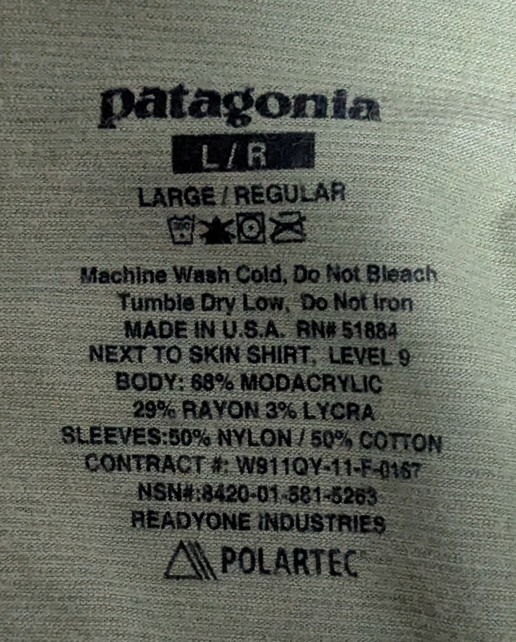 Patagonia Lvl 9 Combat Shirt Multicam OCP L/R (AB14-25Dec38)