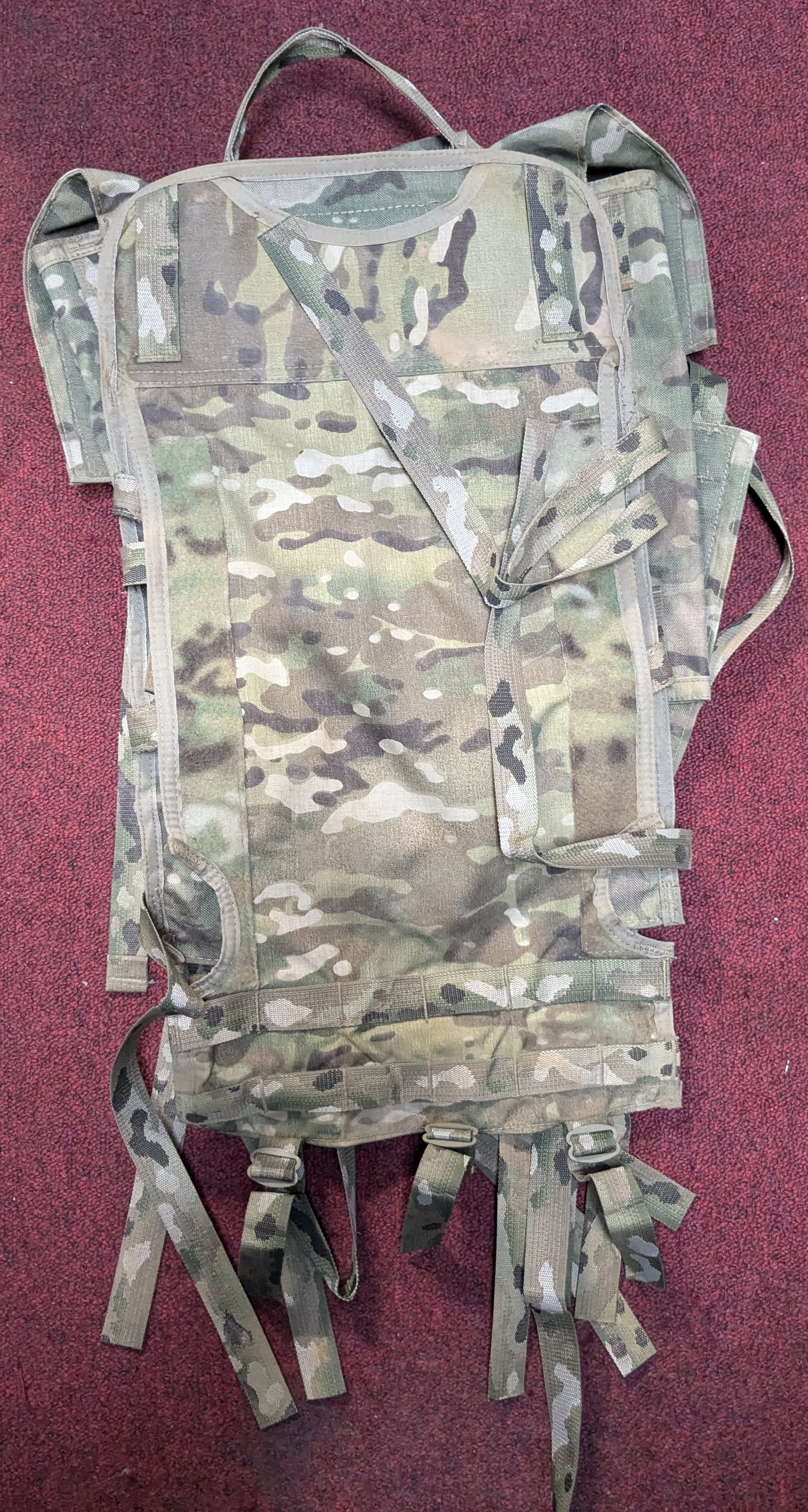 Bulldog Molle Panel - Shoulder Straps - Waistbelt - 4 60mm Single Round Pouches (DC11-25May115)