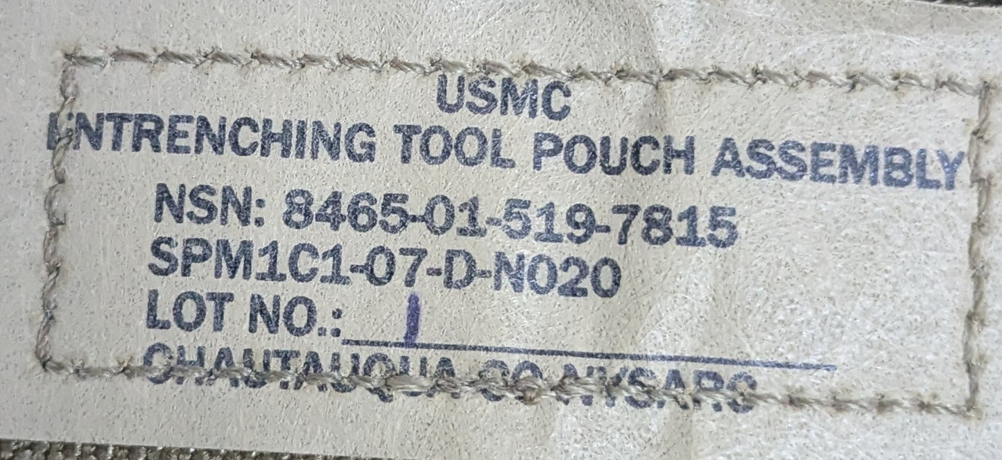 USMC Entrenching Tool Carrying Pouch Coyote (DC7-25Sep48)