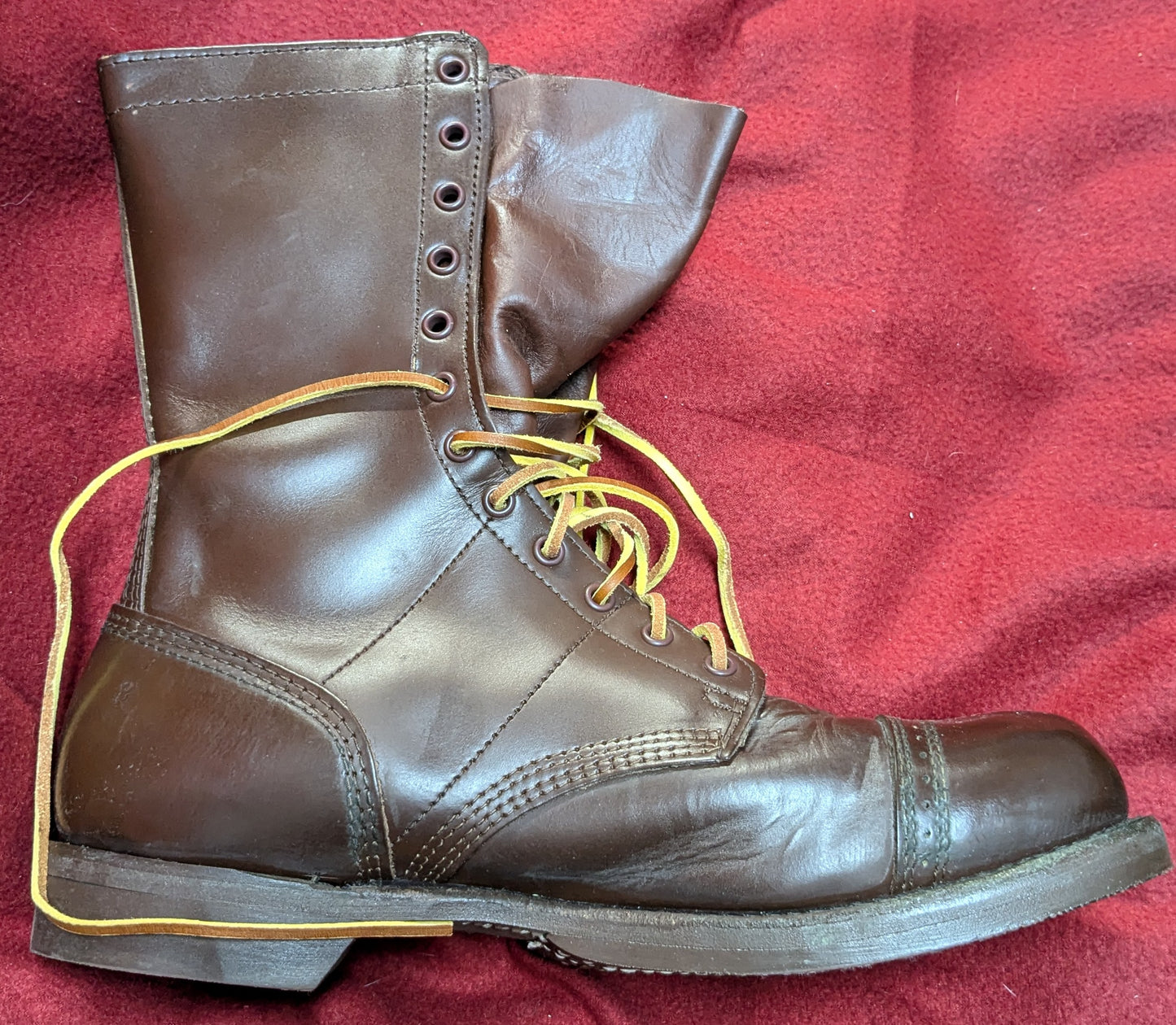 NOS Corcoran Mens 10" Historic Brown Jump Boots Mens 10.5 E (fa08-25APR102)