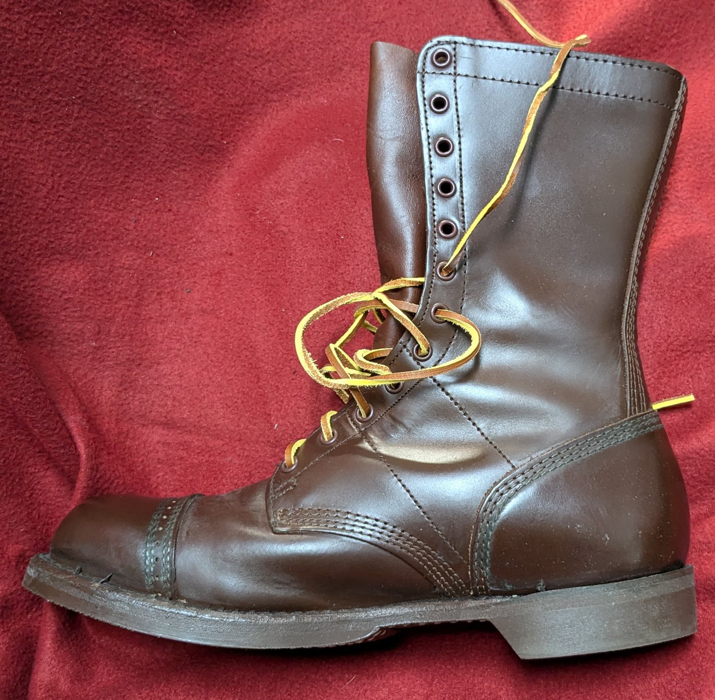 NOS Corcoran Mens 10" Historic Brown Jump Boots Mens 10.5 E (fa08-25APR102)