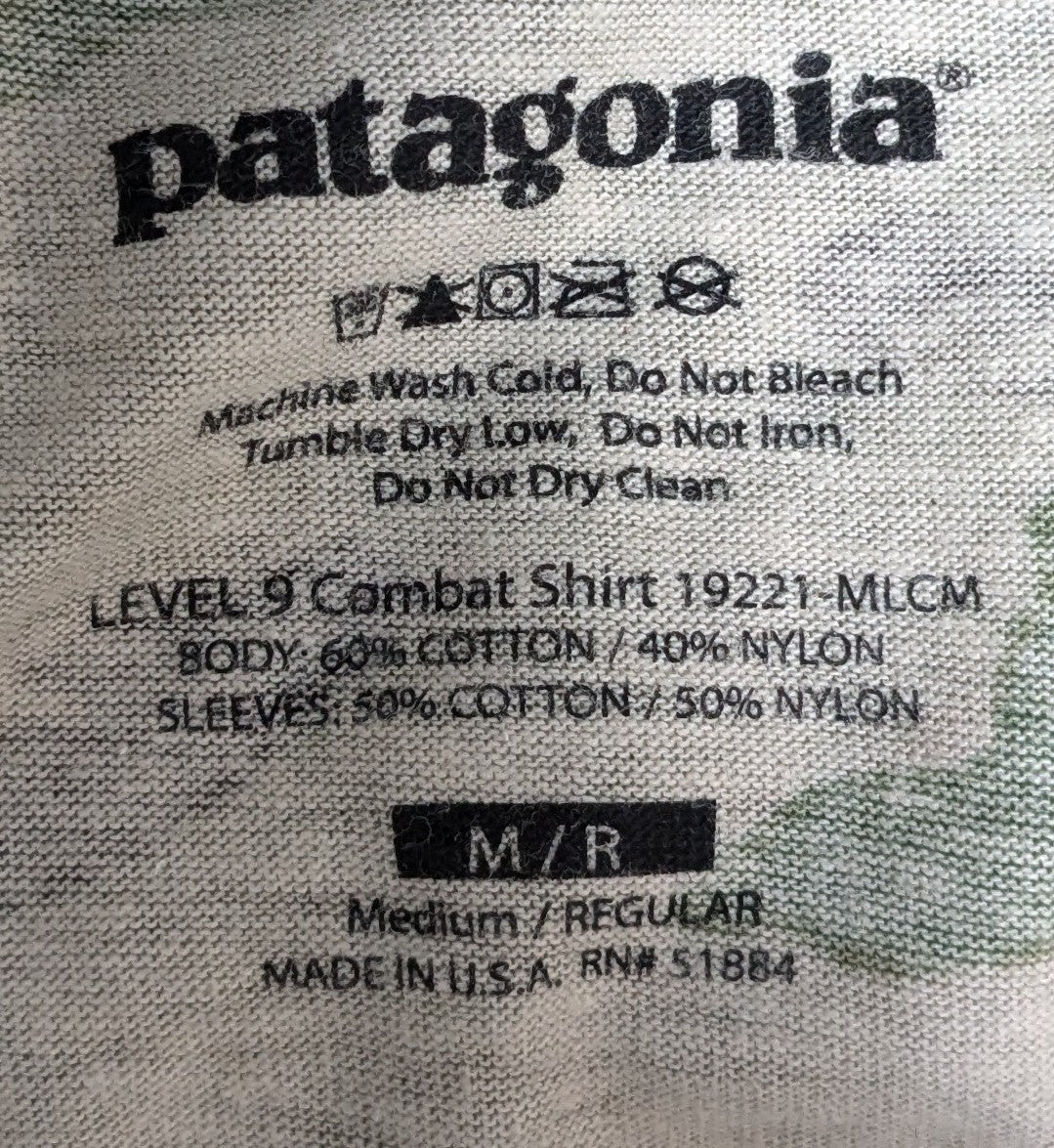 NOS Patagonia Lvl9 Combat Shirt Multicam OCP (fa01-25APR96)