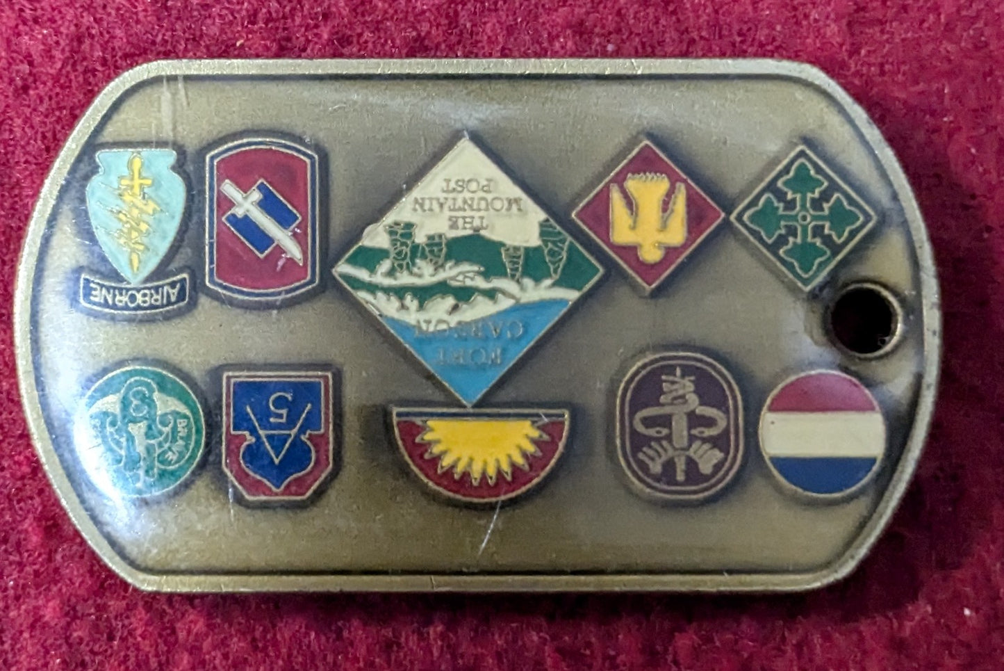 Challenge Coin U.S. Military Code of Excellence Presented by the 7th Infantry (25May59)