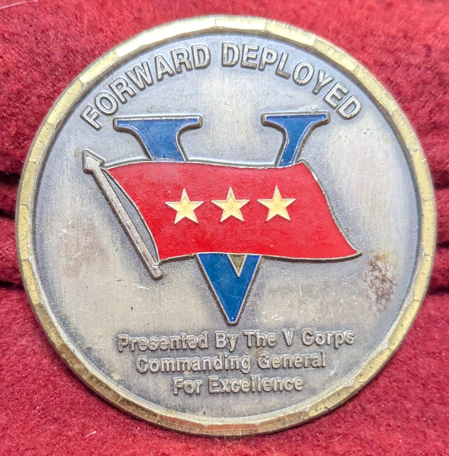 Challenge Coin Forward Deployed Victory Corps (chcc-25APR163)