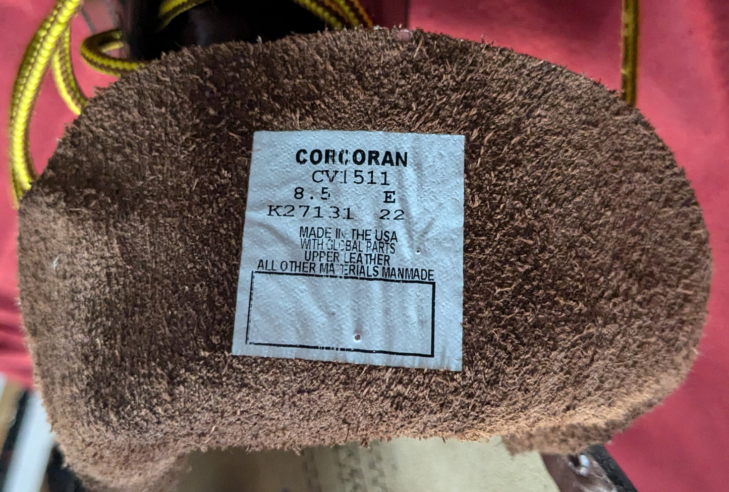 NOS Corcoran Mens 10" Historic Brown Jump Boots Mens 8.5 (fa08-25APR101)