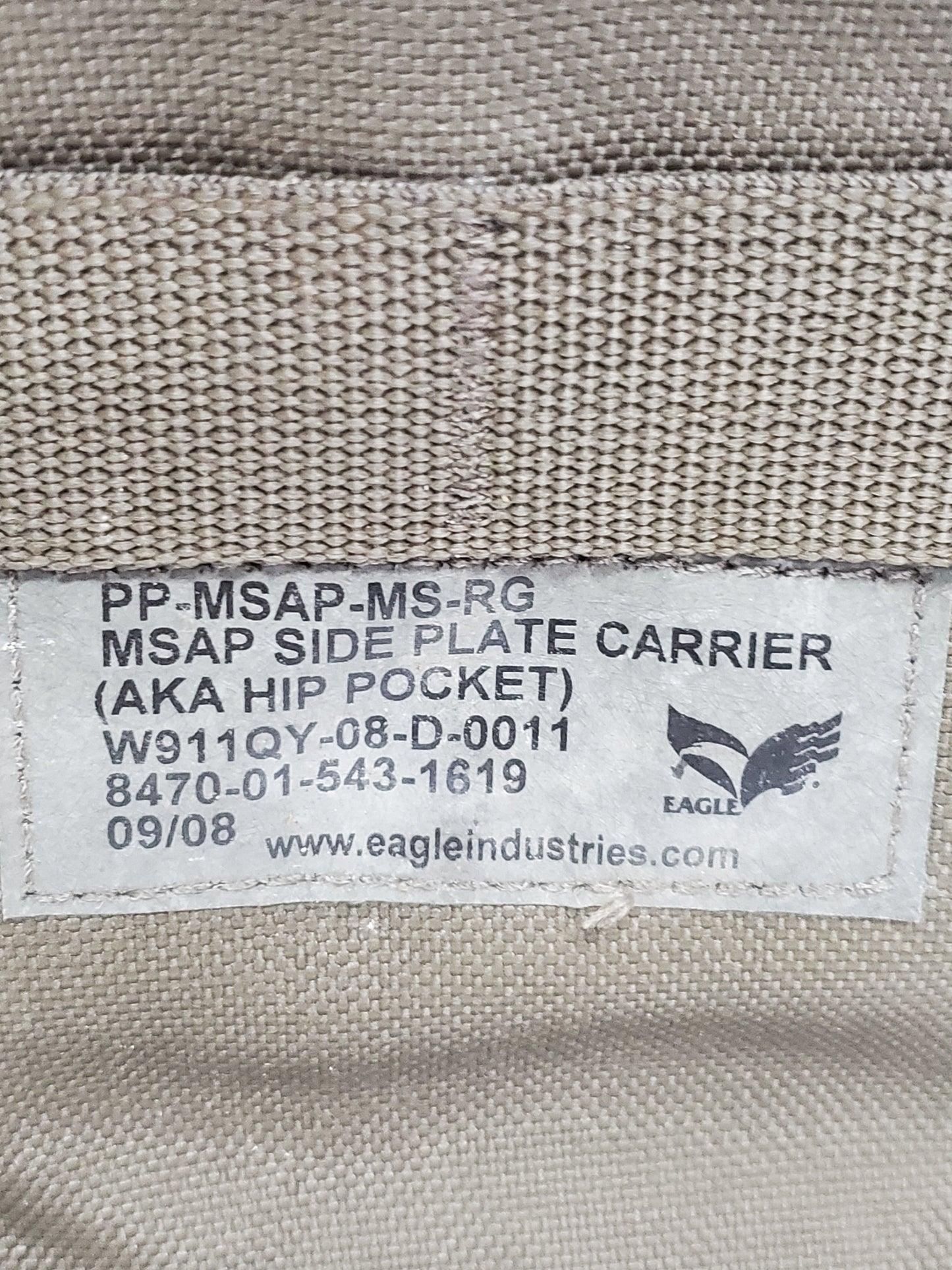 Eagle Industries PP-MSAP Side Plate Carrier Ranger Green (DC12-1619)