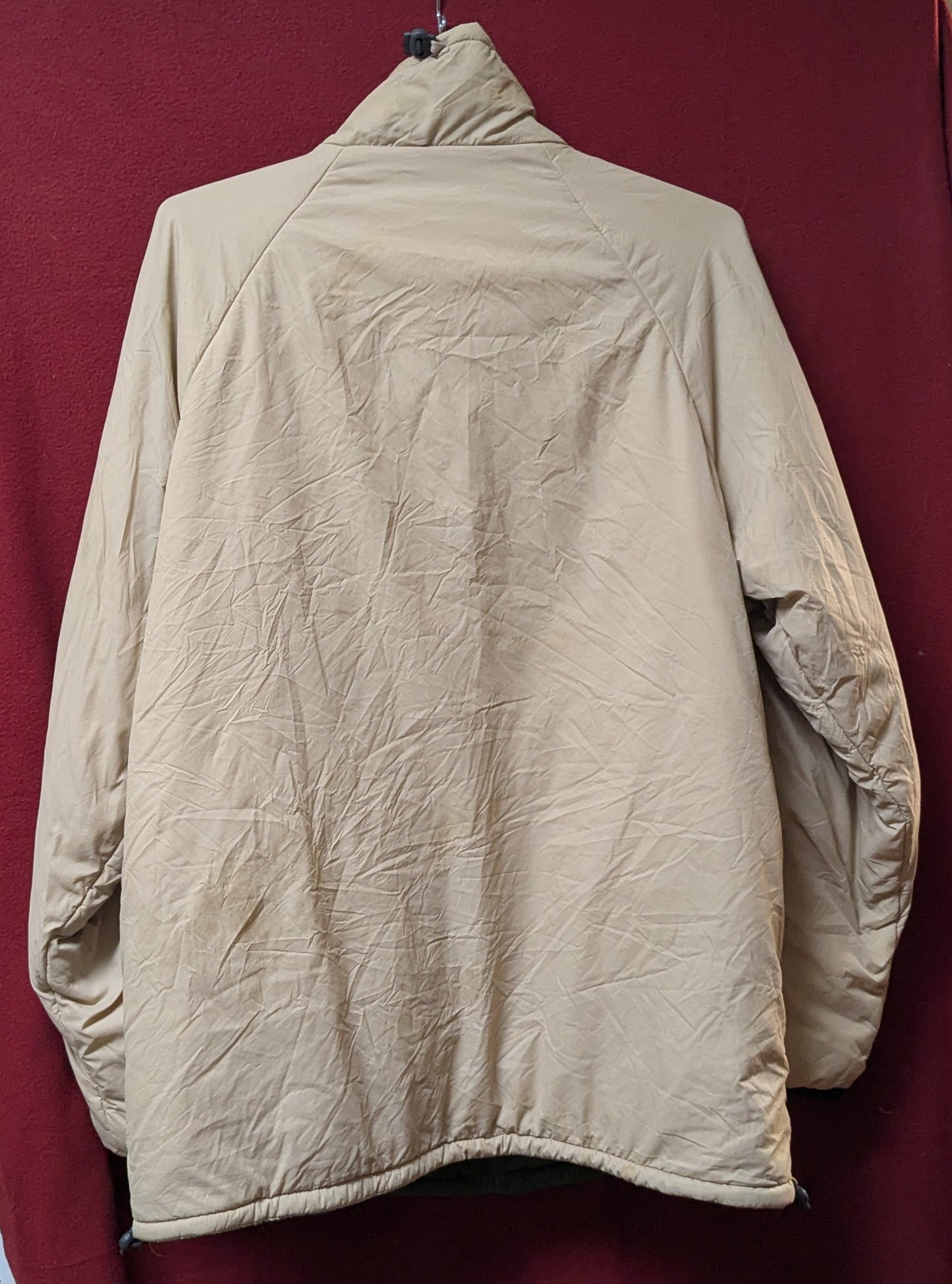 British Army Jacket, Reversible Thermal, Sand/Olive Large (AB13-25Jul70)