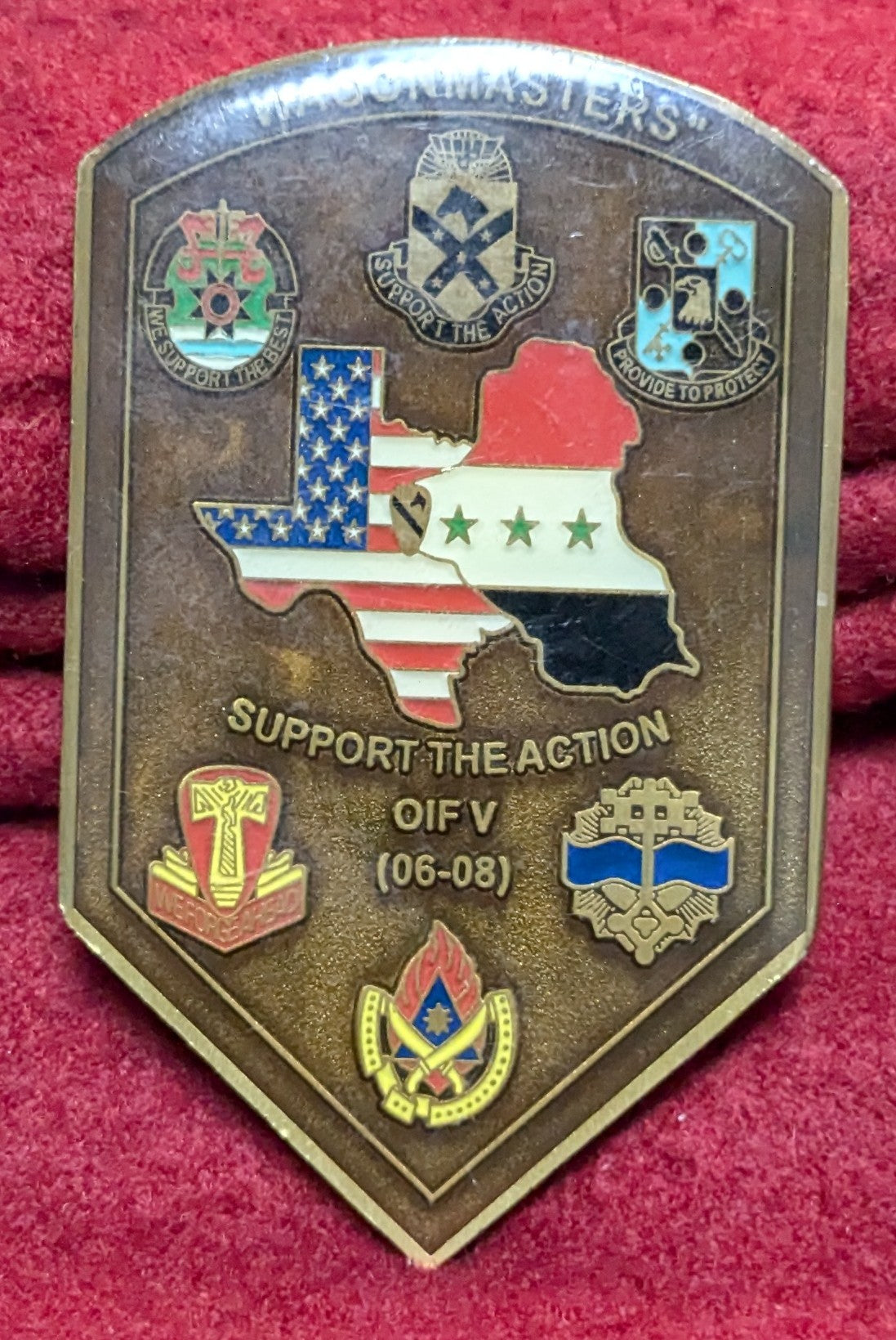 Challenge Coin 15th Sustainment Brigade, Wagonmasters (chcc-25APR145)