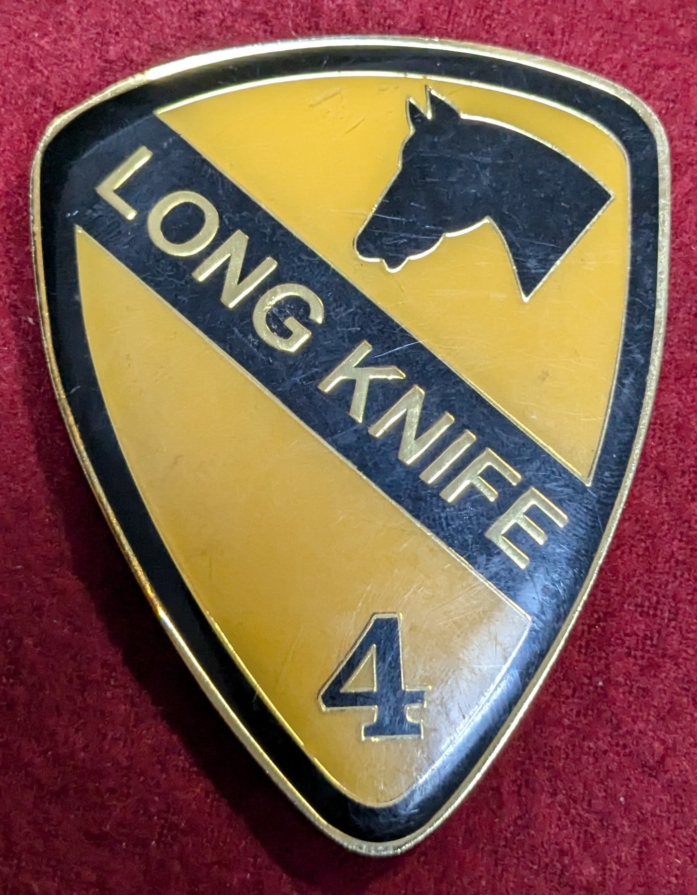 Challenge Coin 1st Cavalry Division 4th BCT Commander & CSM (chcc-25APR143)