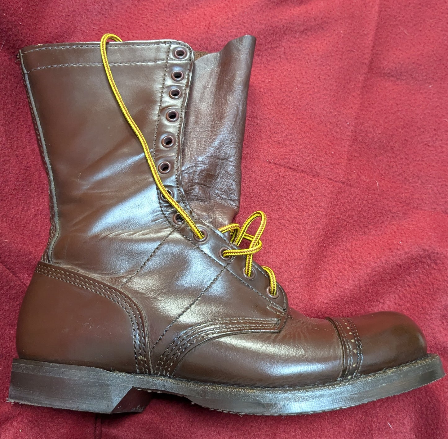NOS Corcoran Mens 10" Historic Brown Jump Boots Mens 8.5 (fa08-25APR101)