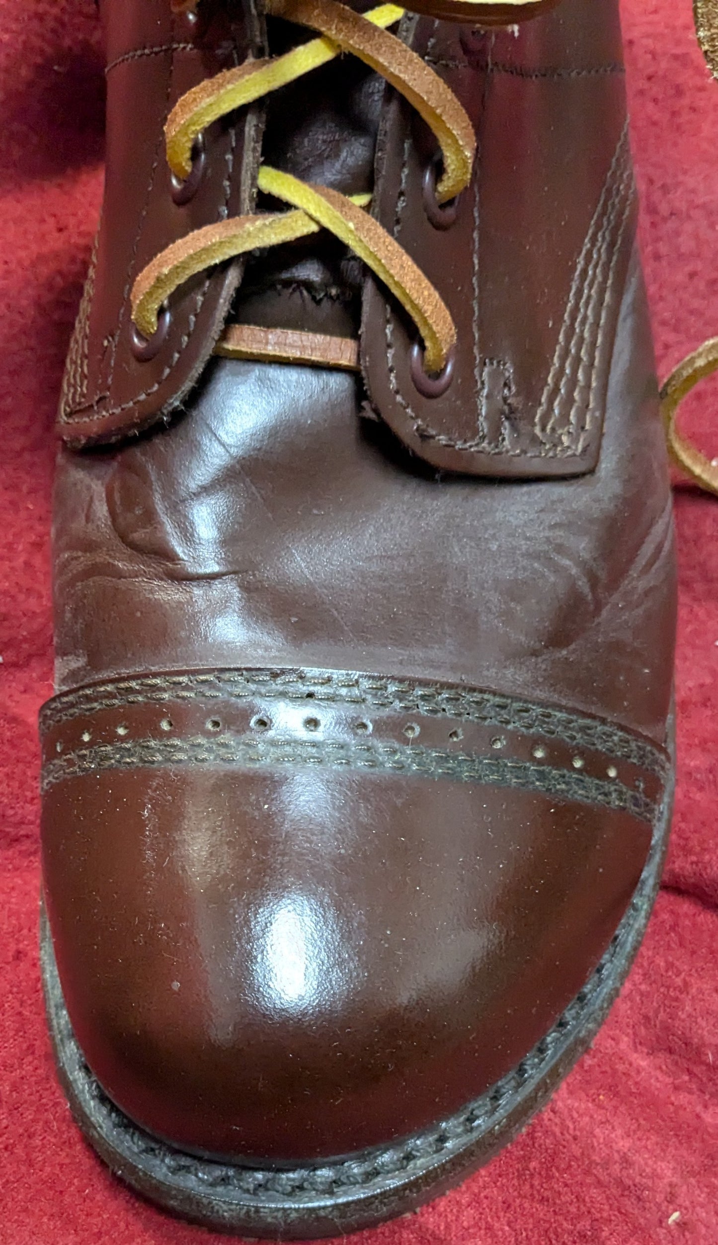 NOS Corcoran Mens 10" Historic Brown Jump Boots Mens 10.5 E (fa08-25APR102)