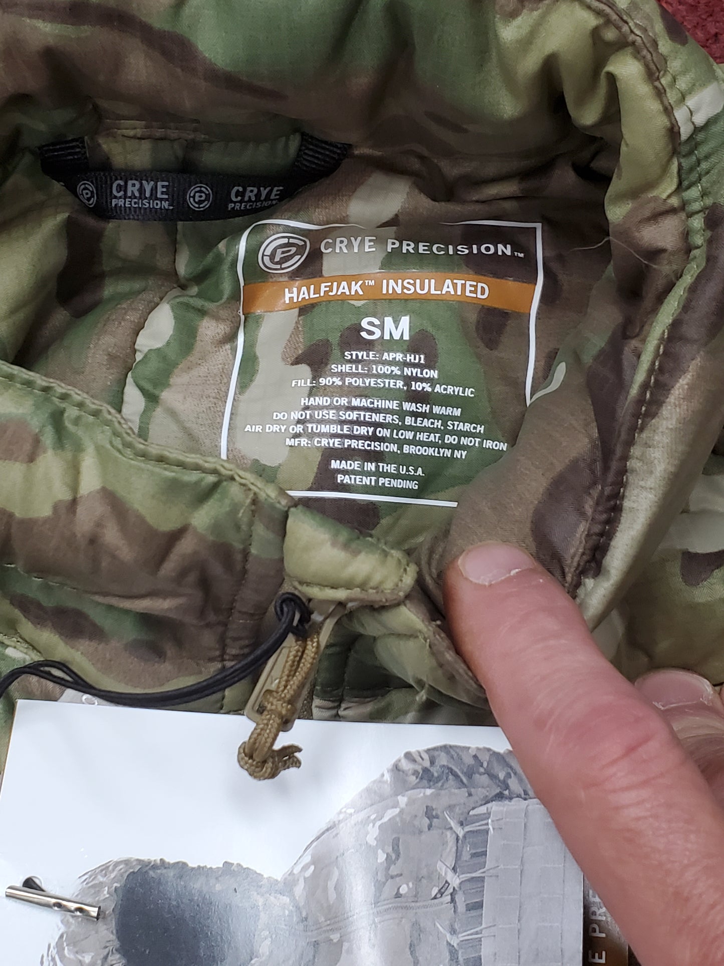 NOS Small Crye Precision Insulated Halfjak OCP Multicam (DC09-25OCT09)