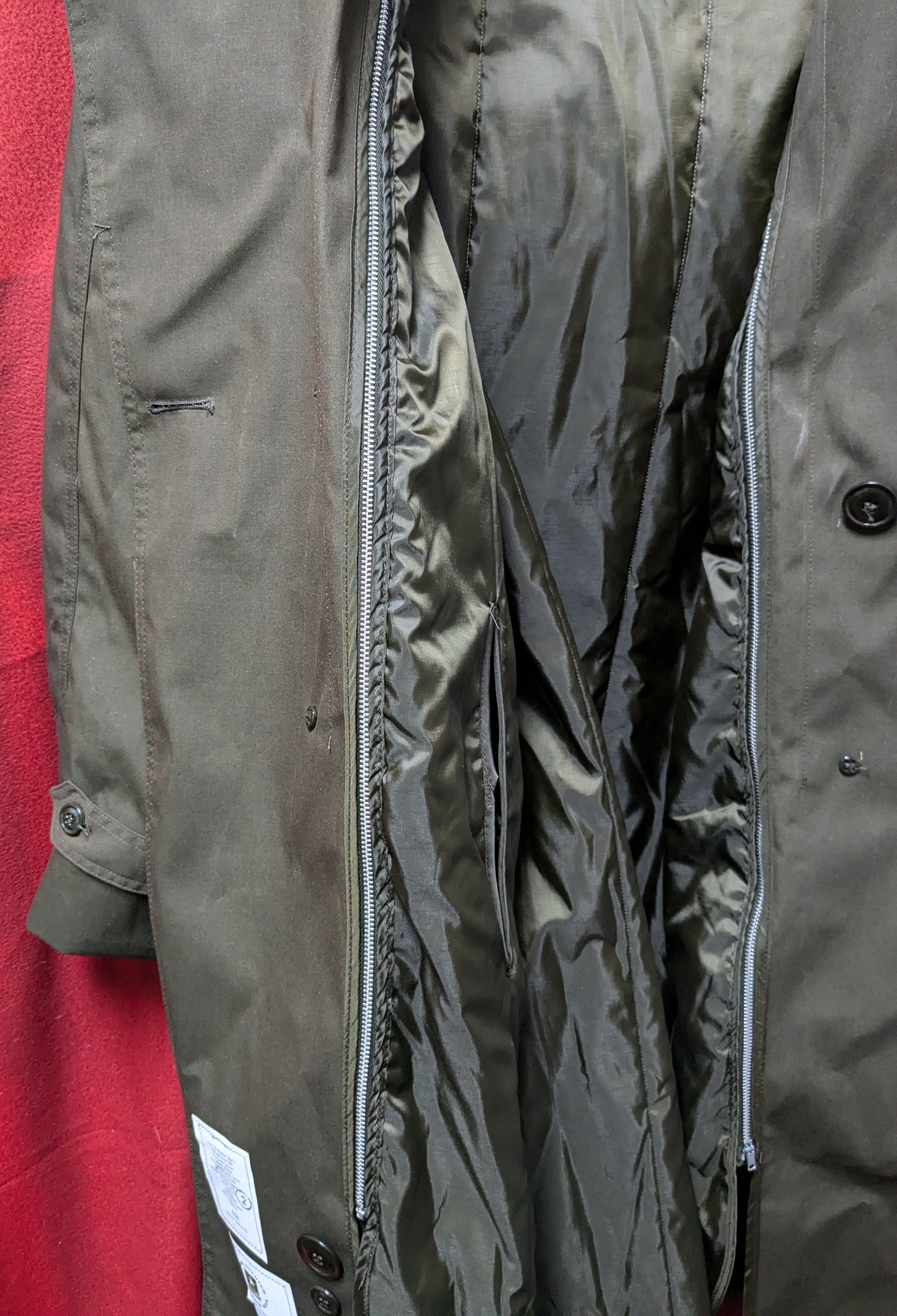 NOS Men's All Weather Coat Heritage Green 564, 40 R (DA04-25APR20)