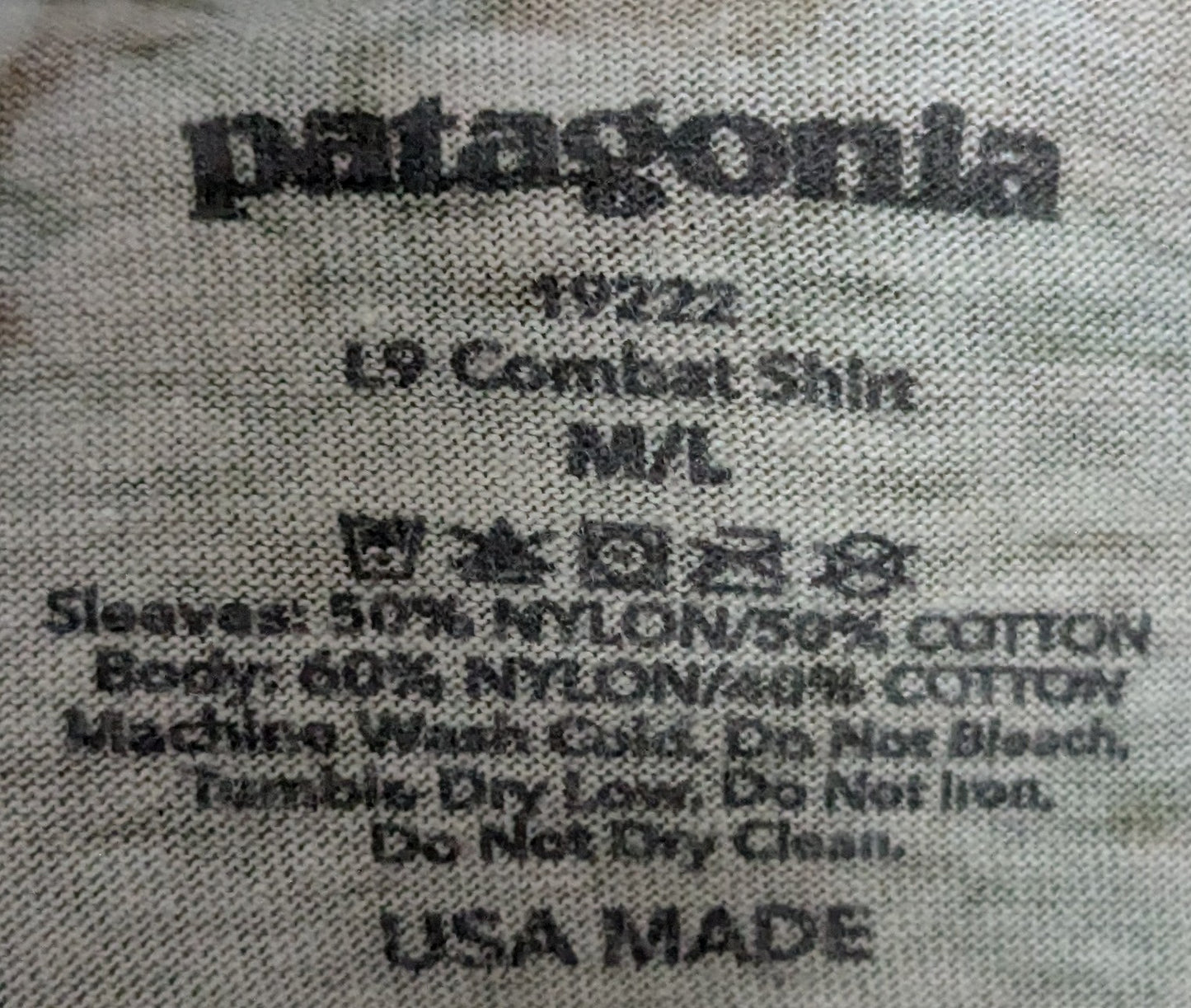 Patagonia L9 Combat Shirt Medium Long (FA8-25Nov08)
