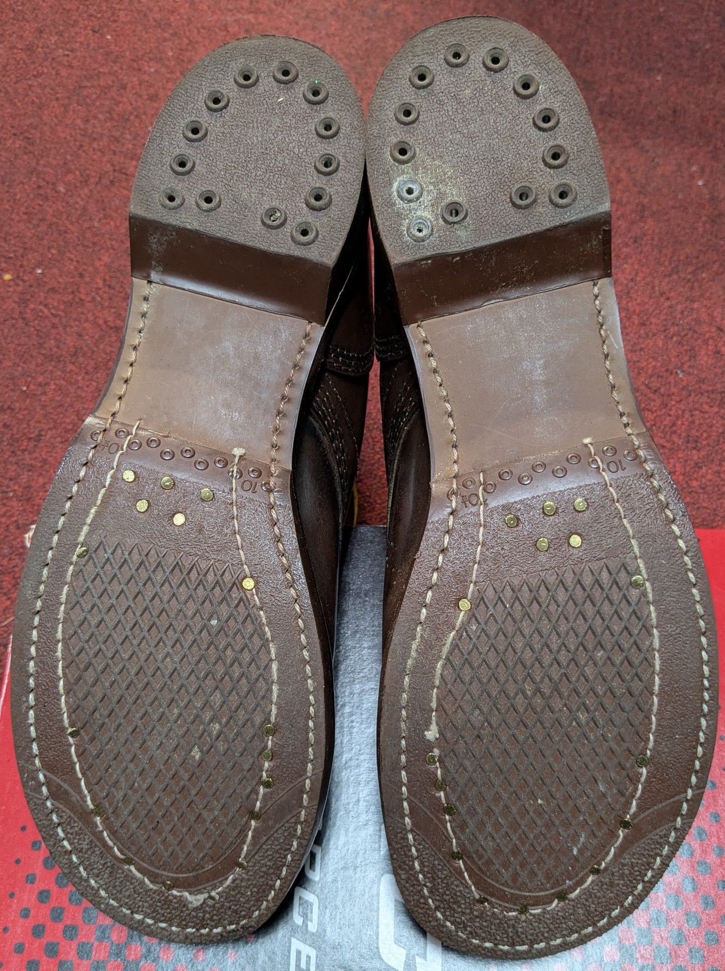Corcoran Historic Jump Boots Brown 9.5 D (DA10-25Aug30)