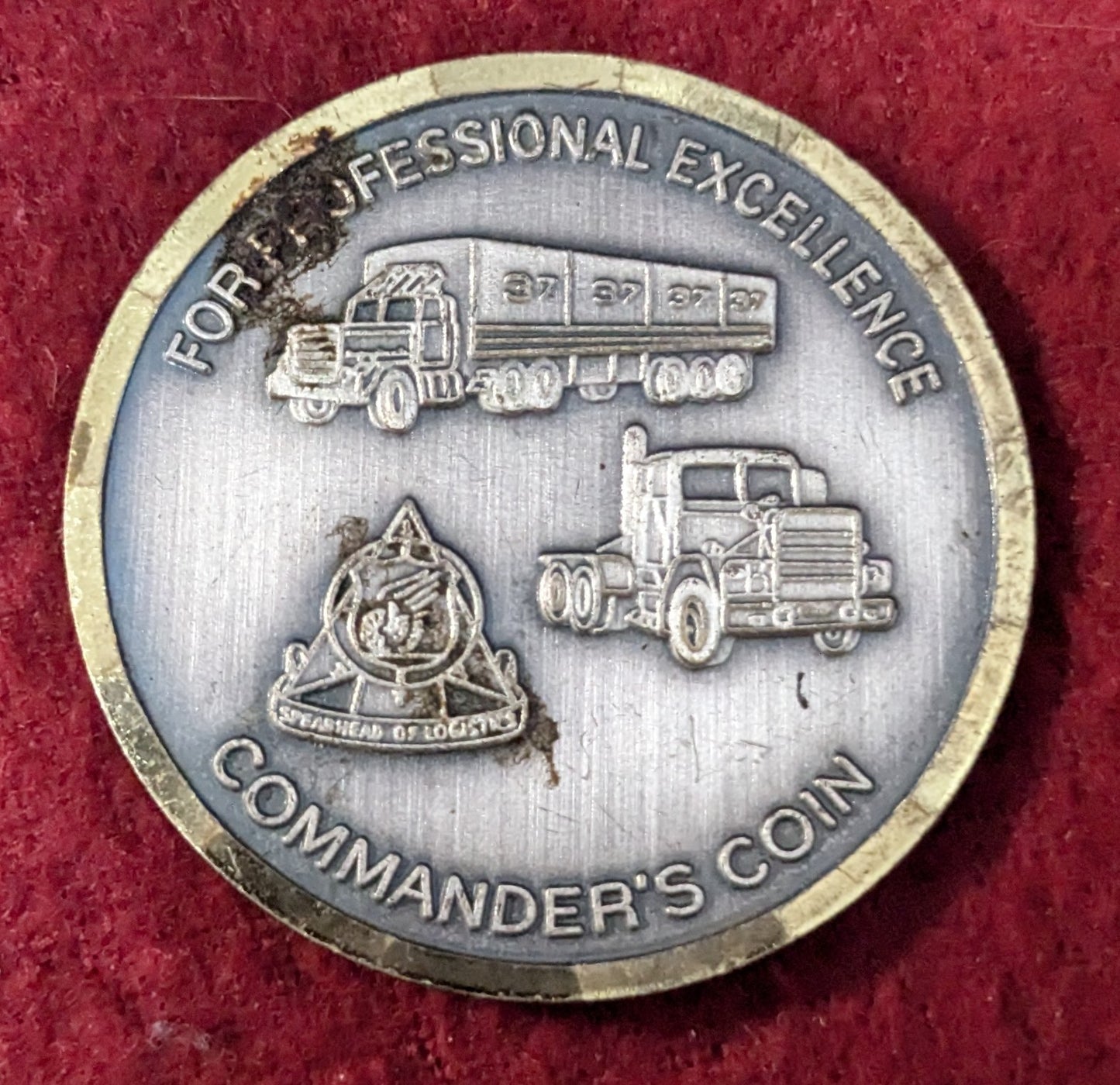 Challenge Coin 28th Transportation Battalion For Professional Excellence Commander's Coin (chcc-25May34)