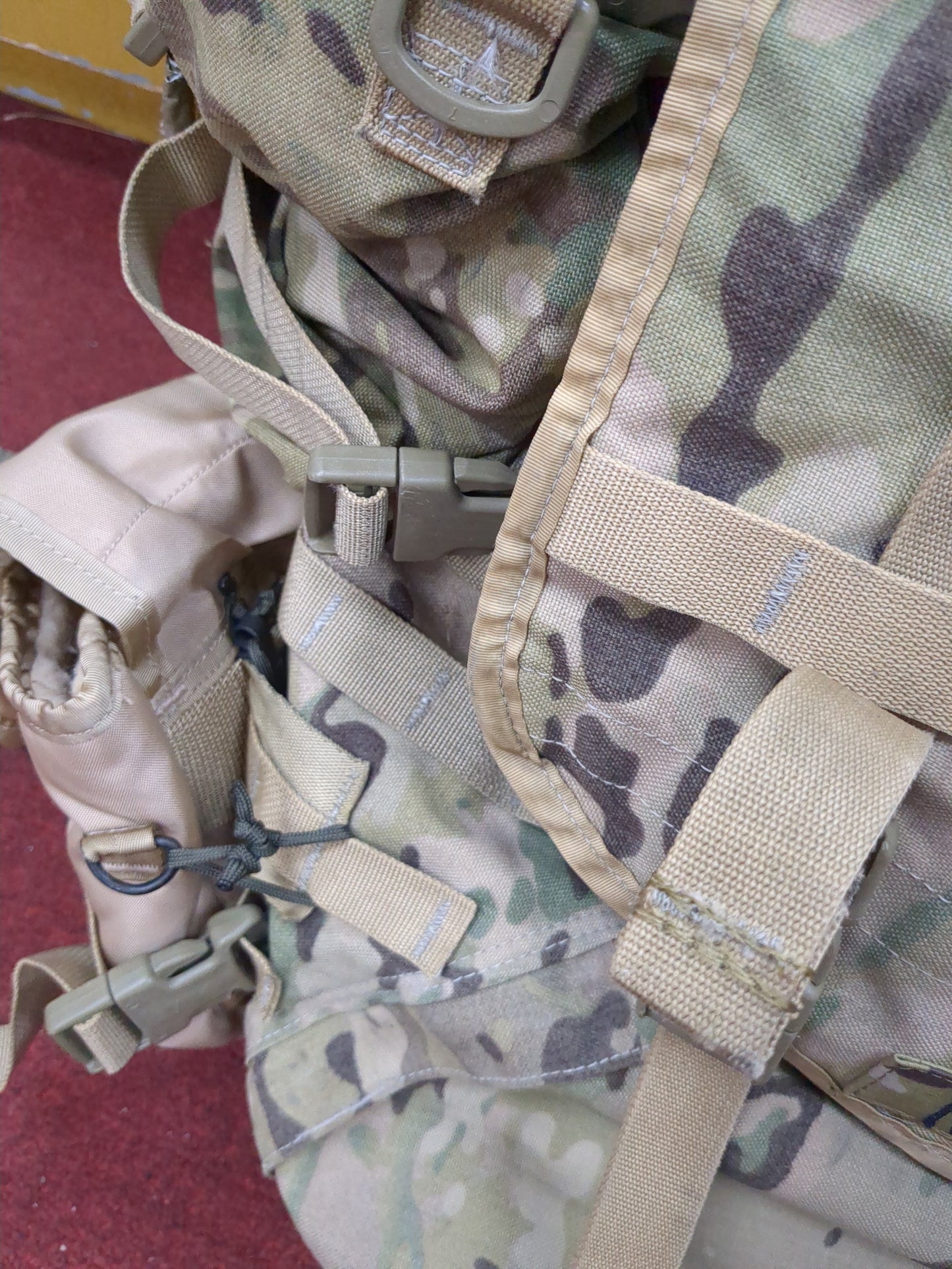 Hans Navarette MAIL-IN - v.12 "Ranger Ready" OCP Large Molle II Ruck w/ The Gibson Configuration w/ Name Tape & Cat Eyes (V12 2026-07)