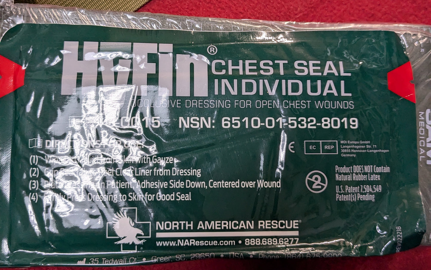NOS North American Rescue First Aid Squad Kit CCRK (ac05-25APR114)