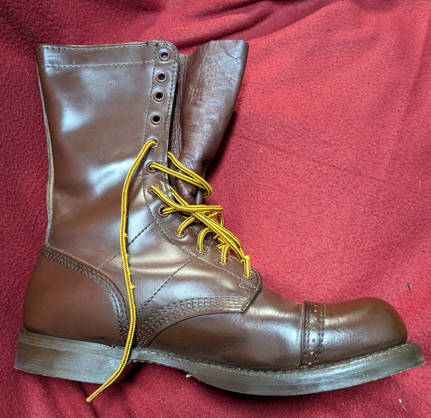 NOS Corcoran Mens 10" Historic Brown Jump Boots Mens 8.5 (fa08-25APR101)