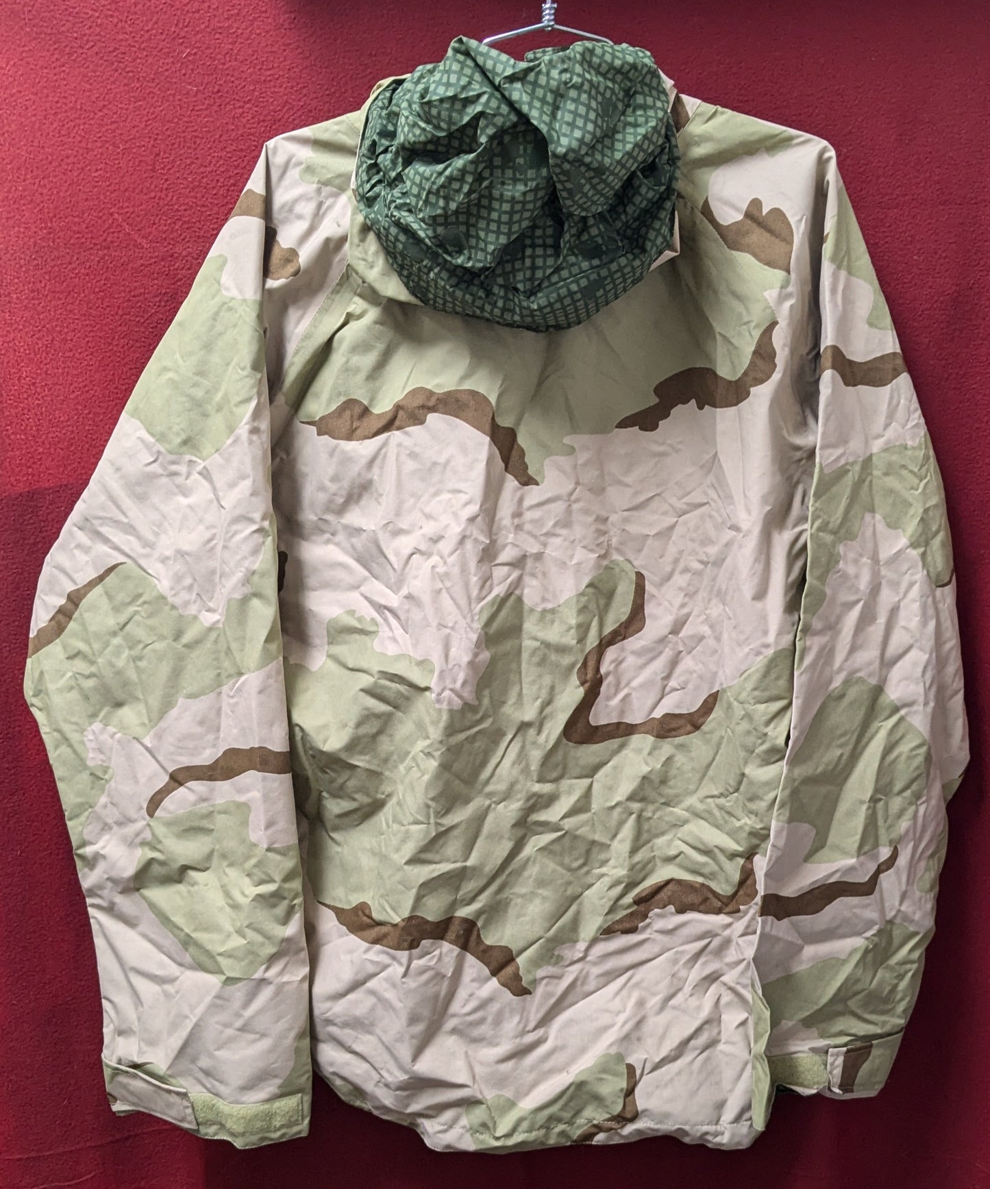NWT Desert Night Camo Reversible Adventure Tech All Weather Gortex Jacket S/M Desert Camo/Night Camo (ab01-25APR83)