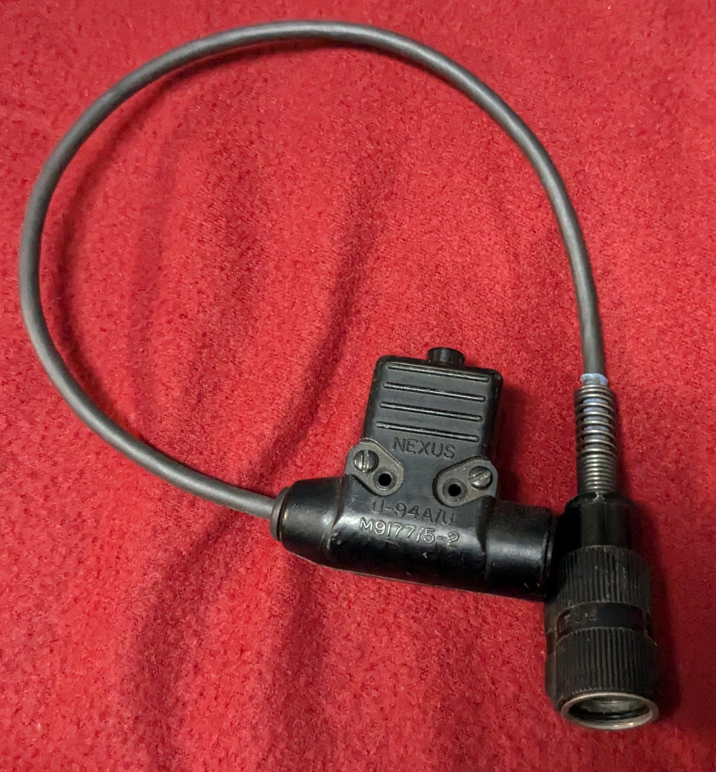 MSA Nexus Push to Talk PTT M9177/5-2 U-94A/U (cb06-25May107)