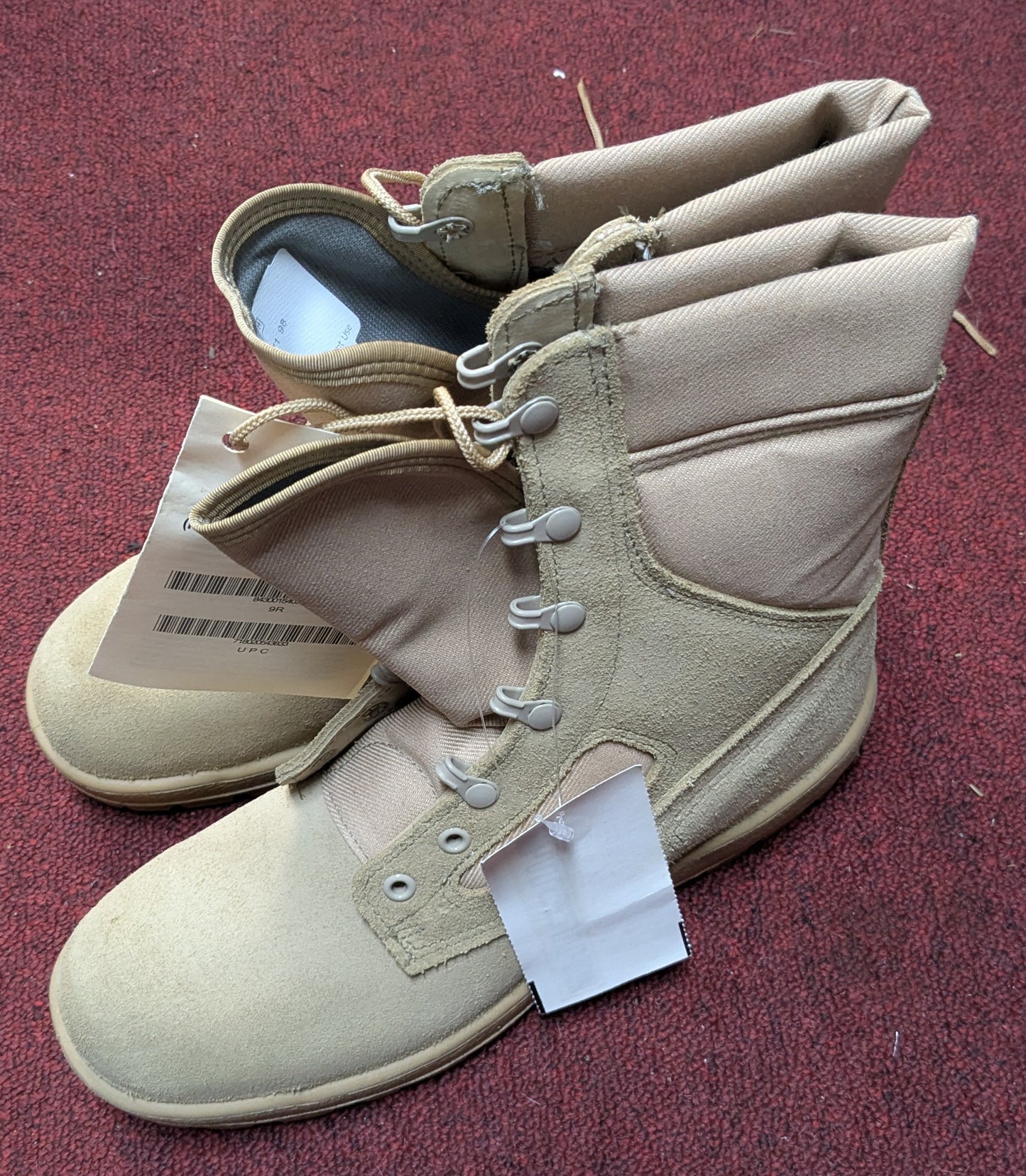 NWT McRae Hot Weather Combat Boots FR 9 Regular (DB11-25Jul61)