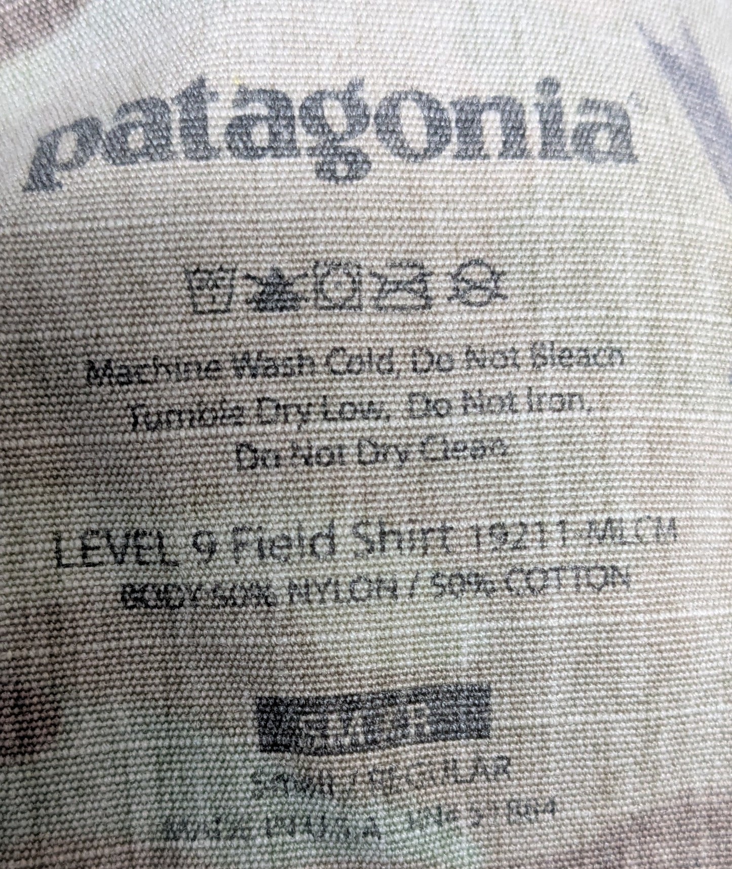 Patagonia Level 9 Field Shirt Small Regular (FA6-25Oct56)