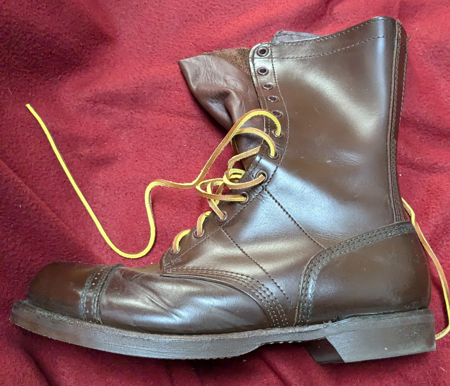 NOS Corcoran Mens 10" Historic Brown Jump Boots Mens 10.5 E (fa08-25APR102)