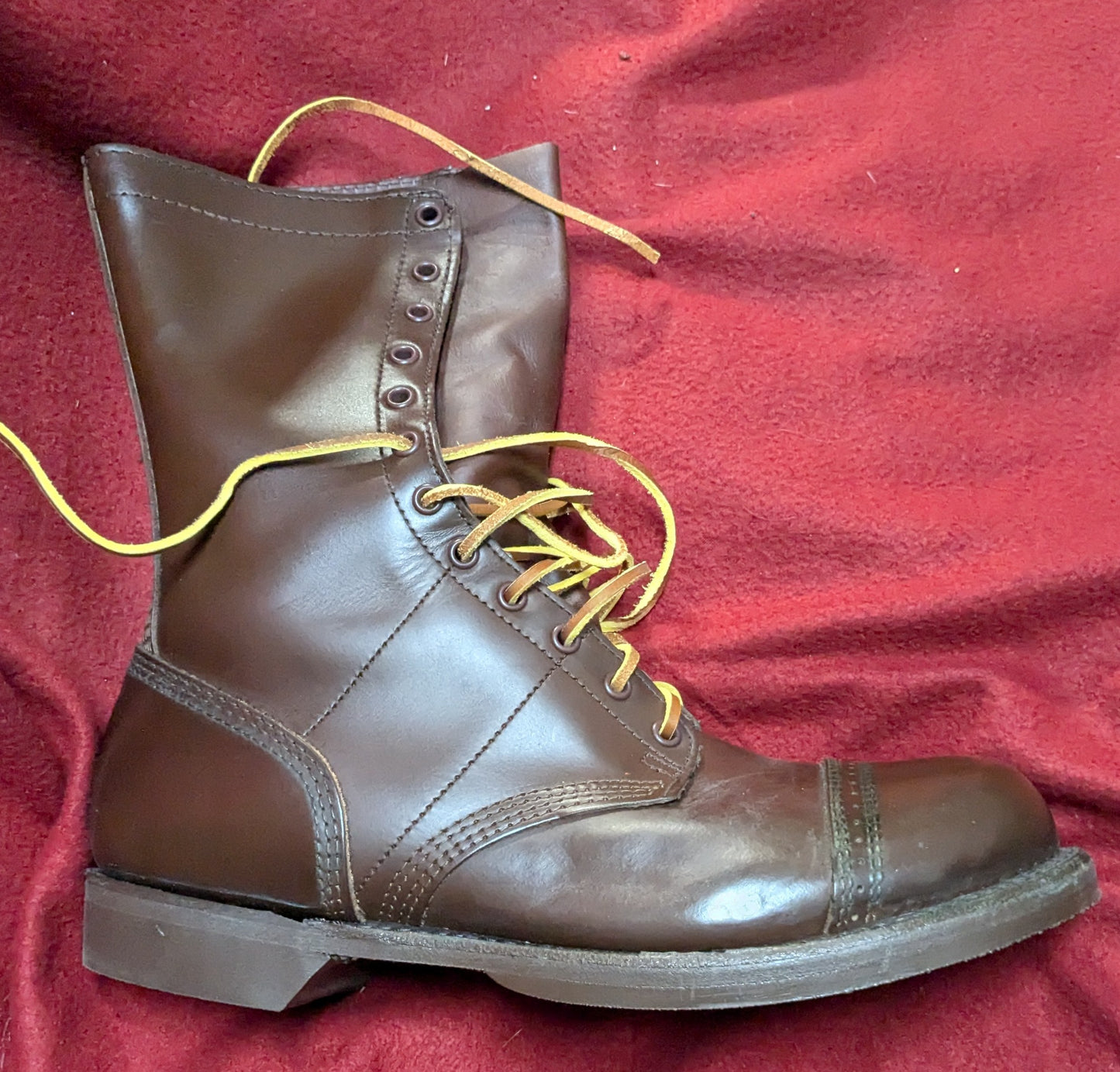 NOS Corcoran Mens 10" Historic Brown Jump Boots Mens 10.5 E (fa08-25APR102)
