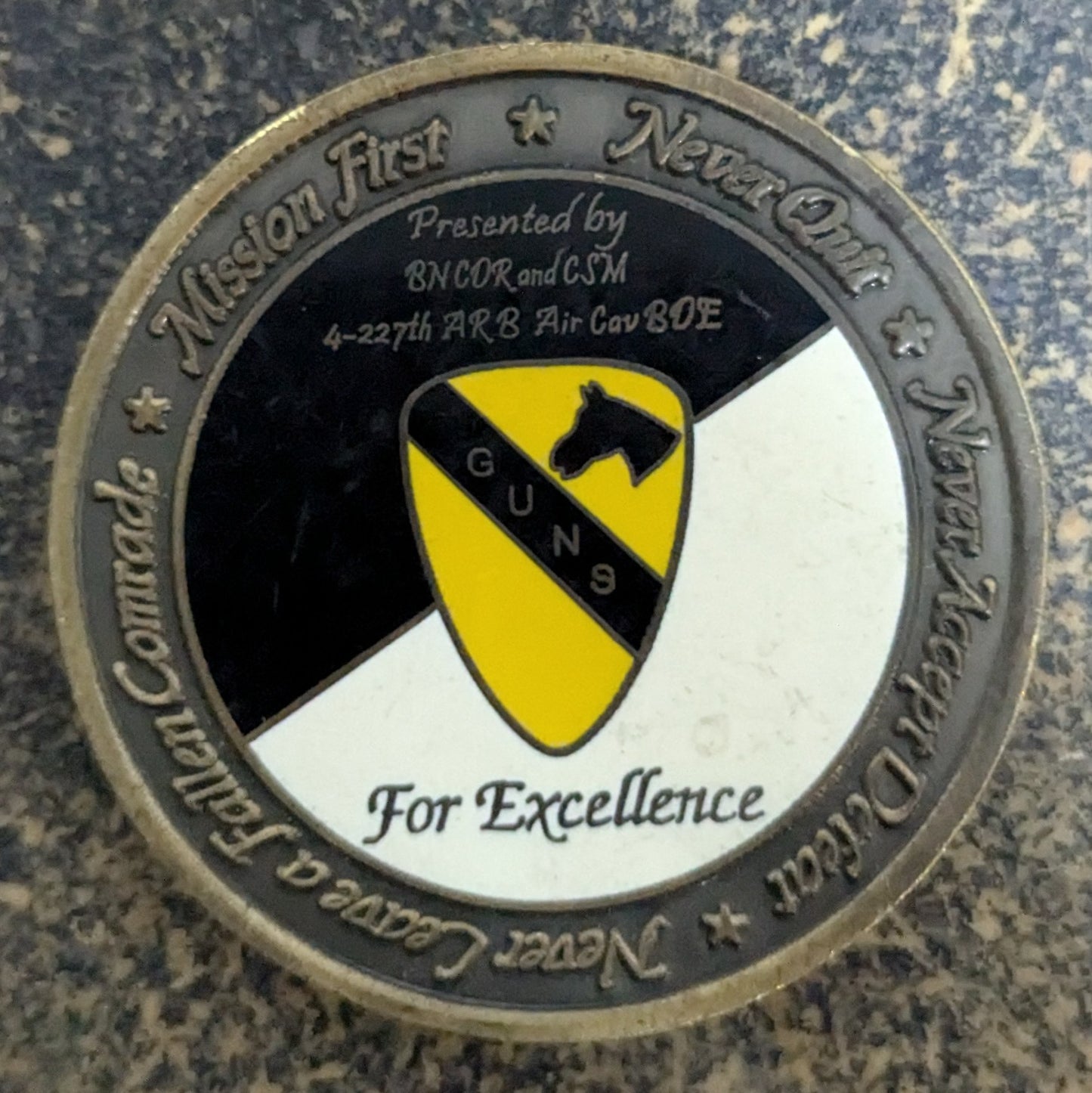 Challenge Coin 4-227 ARB 1st CAV Attack Reconnaissance (CHCC-25Jul31)