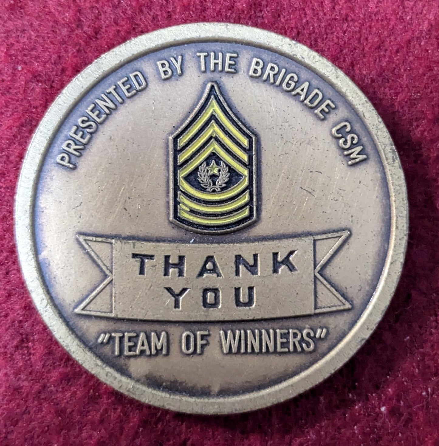 Challenge Coin 69th ADA Brigade V U.S. Corps (chcc-25May16)