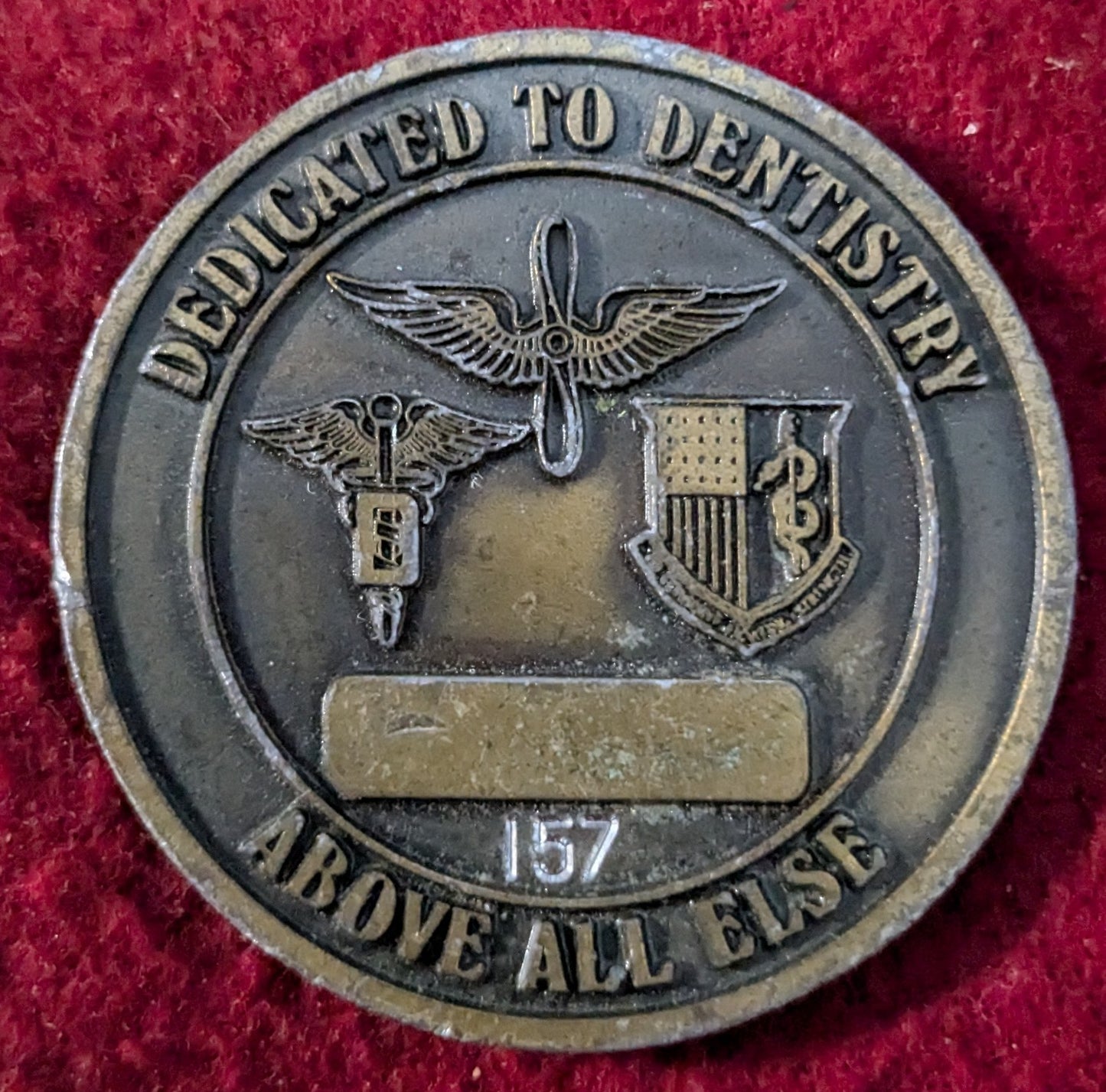 Challenge Coin US Army Dental Clinic Command Fort Rucker AL (chcc-25May80)