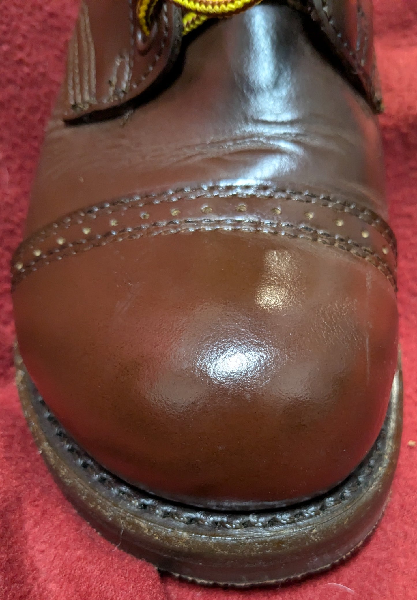 NOS Corcoran Mens 10" Historic Brown Jump Boots Mens 8.5 (fa08-25APR101)