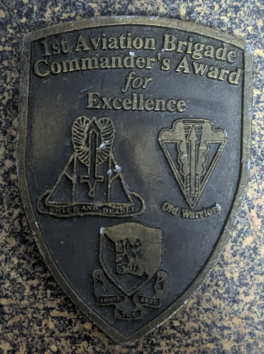 Challenge Coin 1st Aviation Brigade Commander's Award for Excellence (CHCC-25Jul20)
