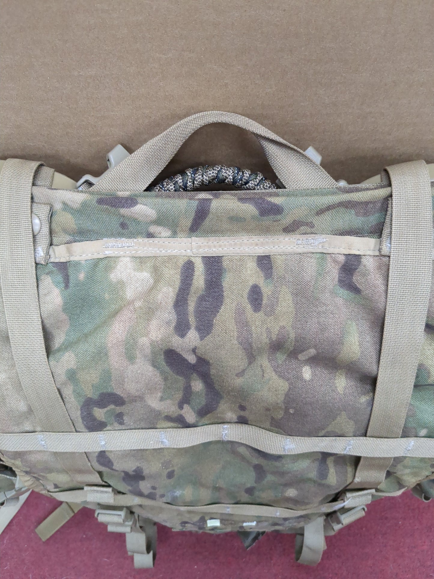 Smith Caleb MAIL-IN - v.12 "Ranger Ready" OCP Large Molle II Ruck w/ The Gibson Configuration w/ Name Tape & Cat Eyes (V12 2026-07)