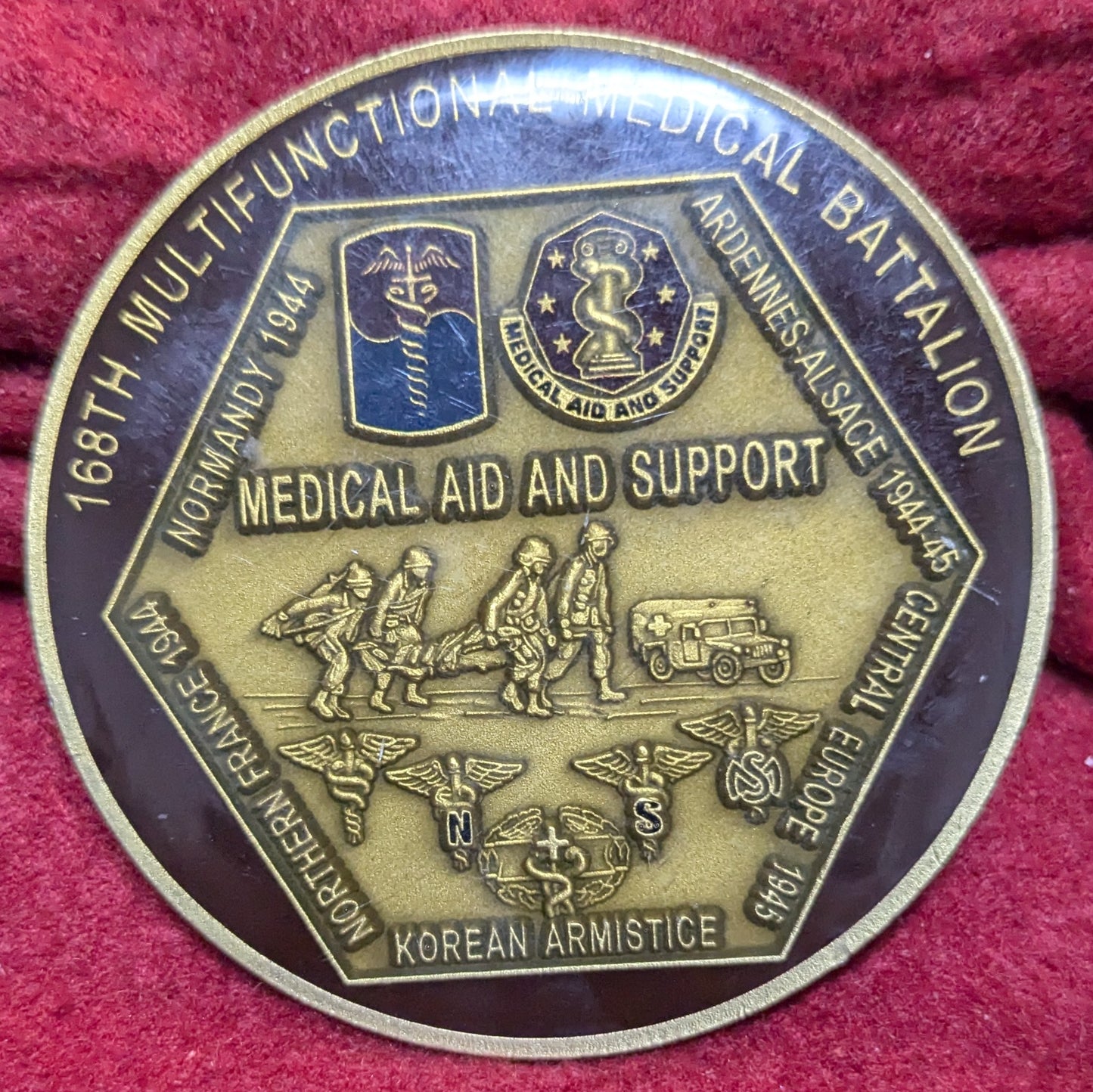 Challenge Coin 168th Mmb Multifunctional Medical (chcc-25APR154)