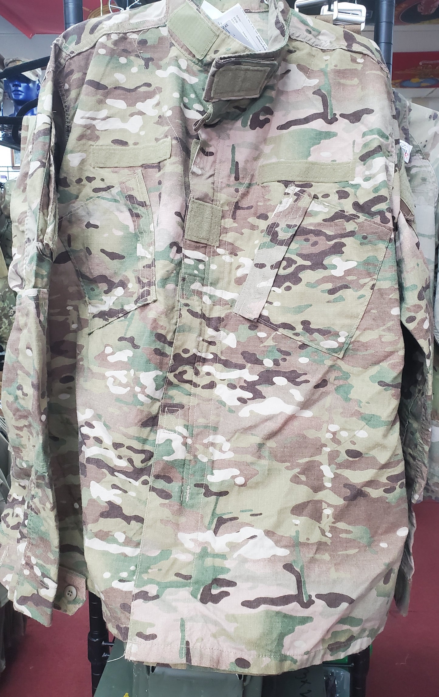NOS US Army LARGE LONG Multicam Flame Resistant Frac Uniform Top Shirt (fc04-NWT-MC-LL-T)