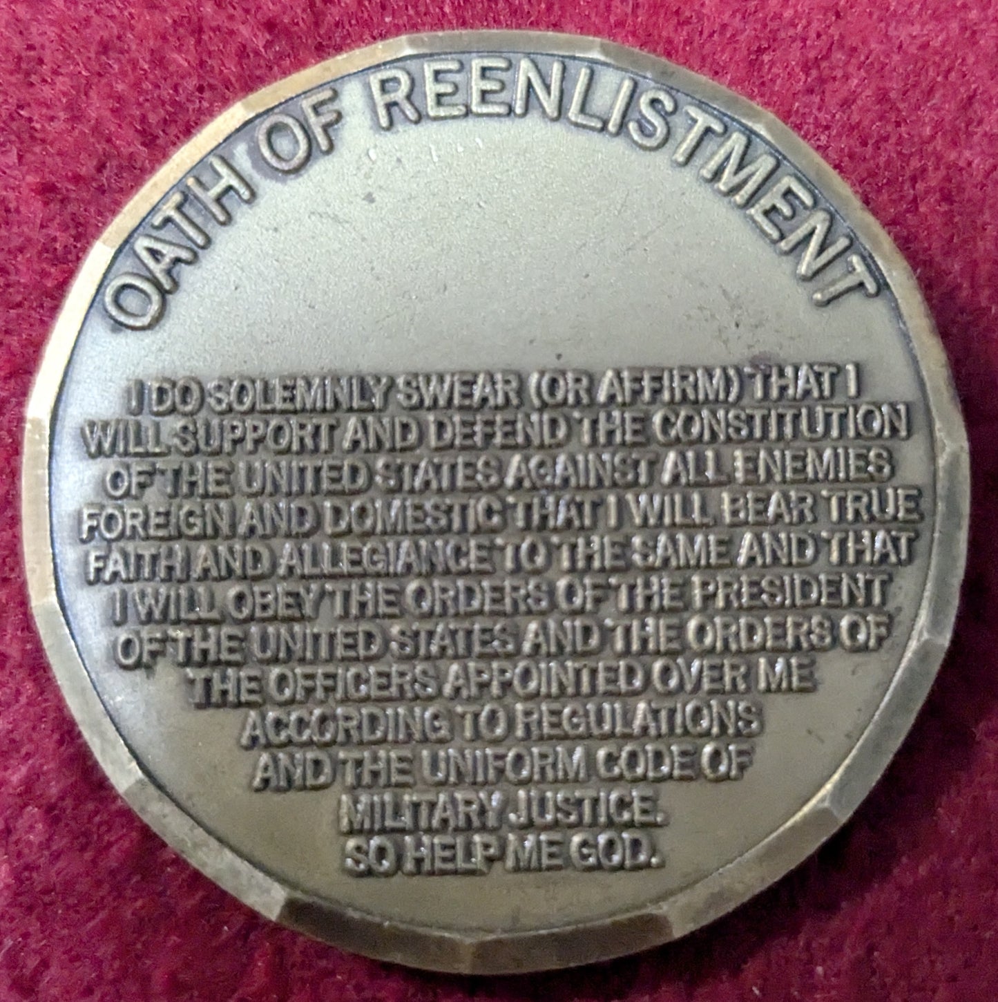 Challenge Coin 7th Transportation Group Oath of Reenlistment (chcc-25May15)