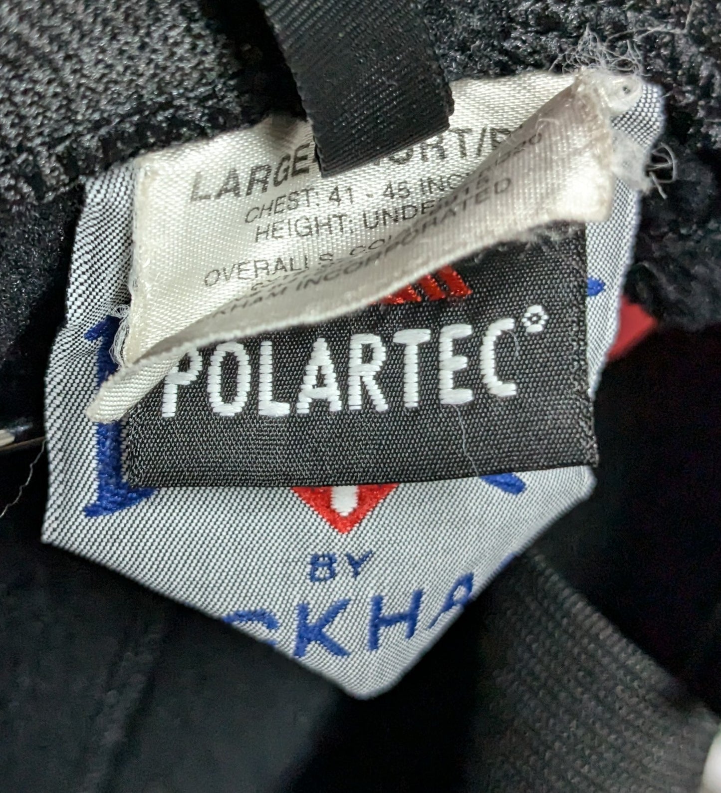 NWT US Army Medium Short/Regular Polartec Black Fleece Overalls (da08-25May95)