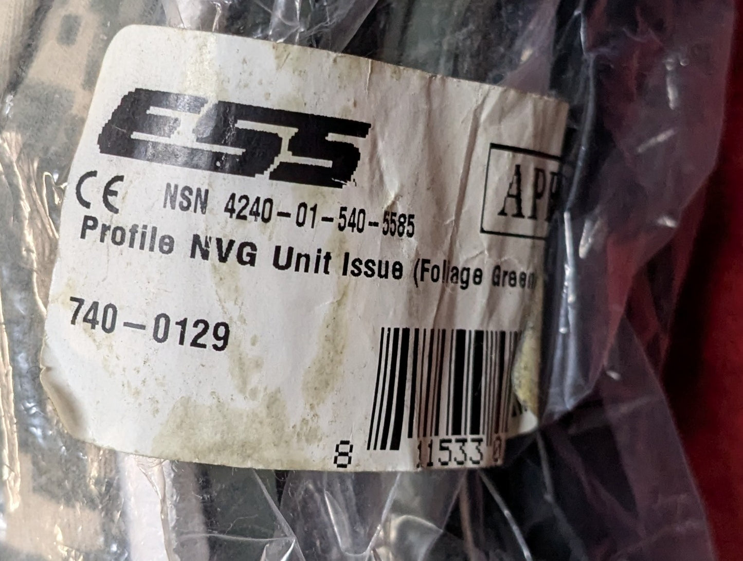 NWT ESS APEL Profile NVG Unit Issue Goggles (fa01-25APR93)