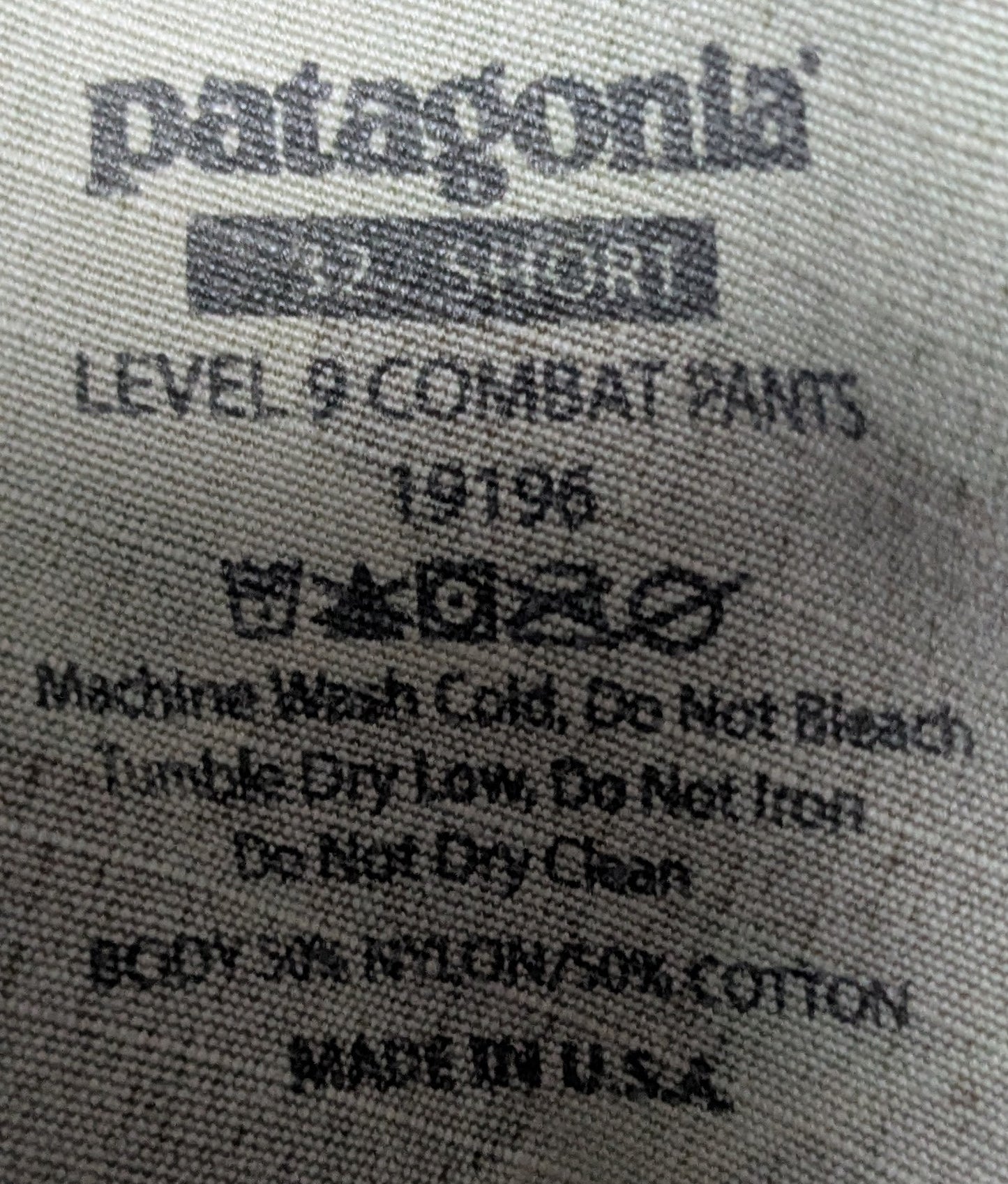 Patagonia Level 9 Combat Pants OCP 32 Short (DB5-25Aug42)