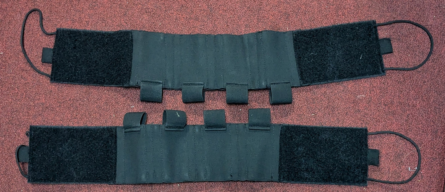 Set of Black Cummerbunds w/4 Mag Pouches Per Cummerbund (CB6-25Sep57)