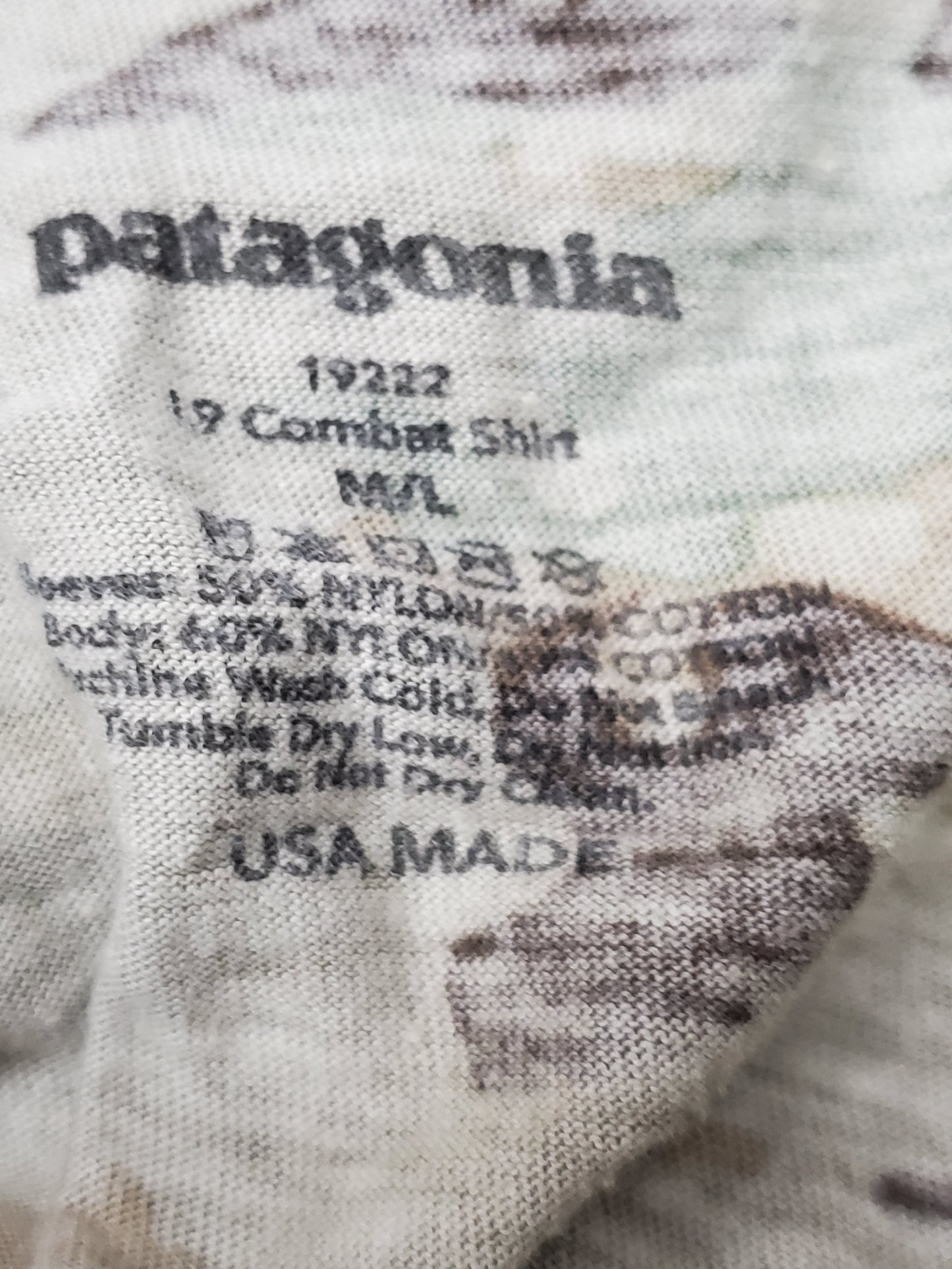 NOS Medium Long Patagonia L9 Combat Top Shirt OCP Multicam (DC09-PCTML-25OCT08)