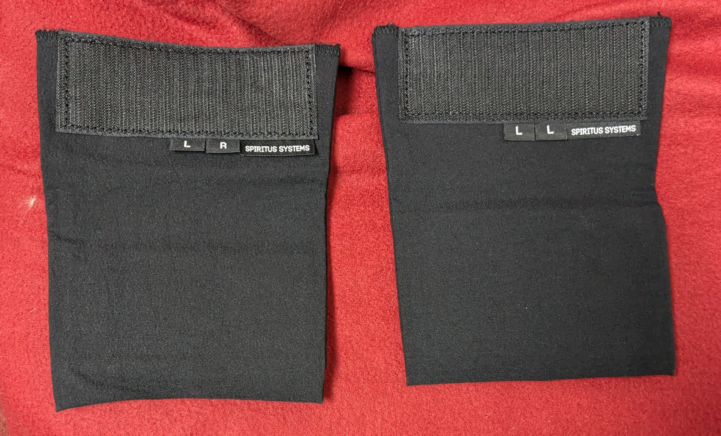 Spiritus Systems side armor bag caps Large - Black (CA03-25MAR40)