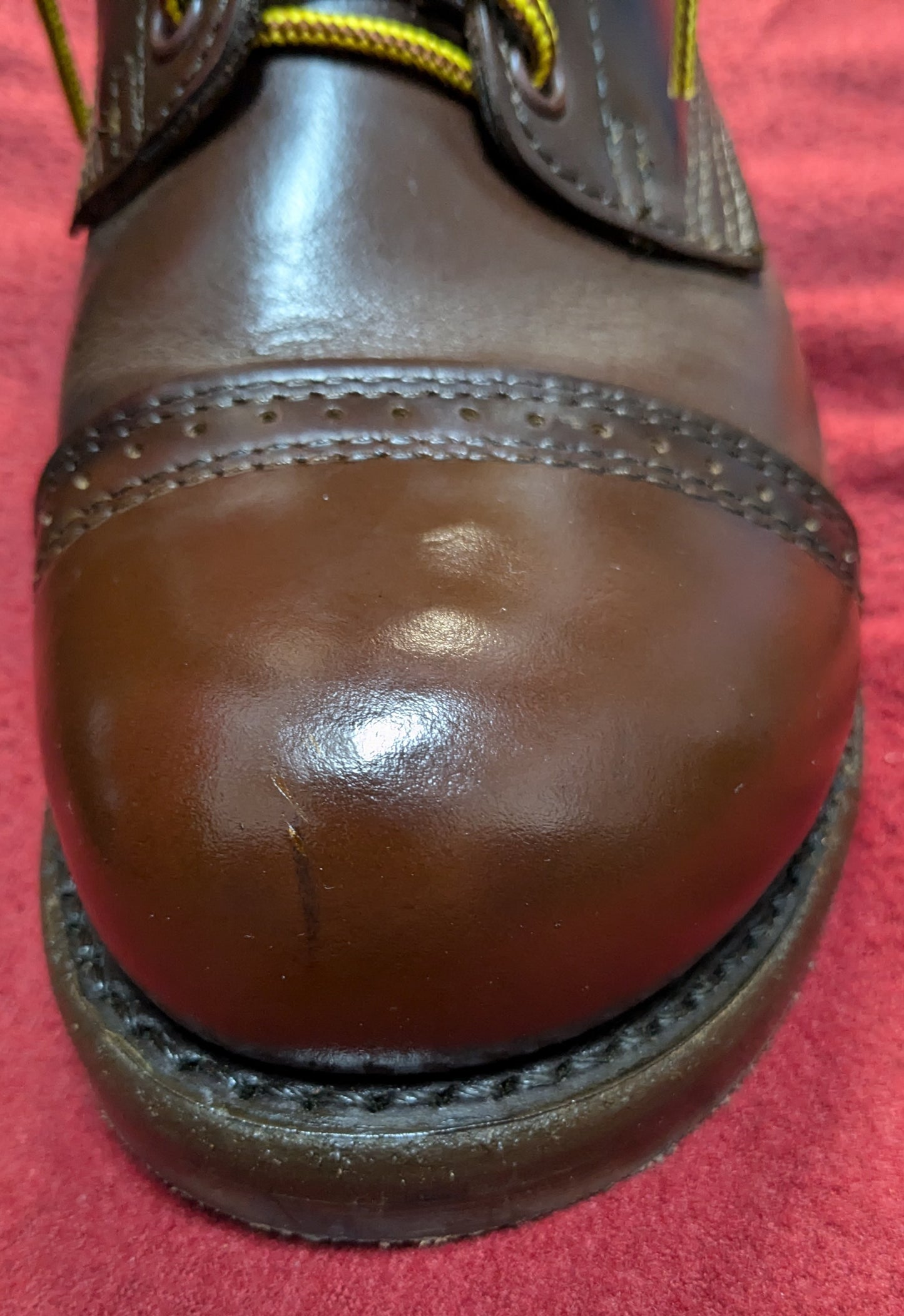 NOS Corcoran Mens 10" Historic Brown Jump Boots Mens 8.5 (fa08-25APR101)